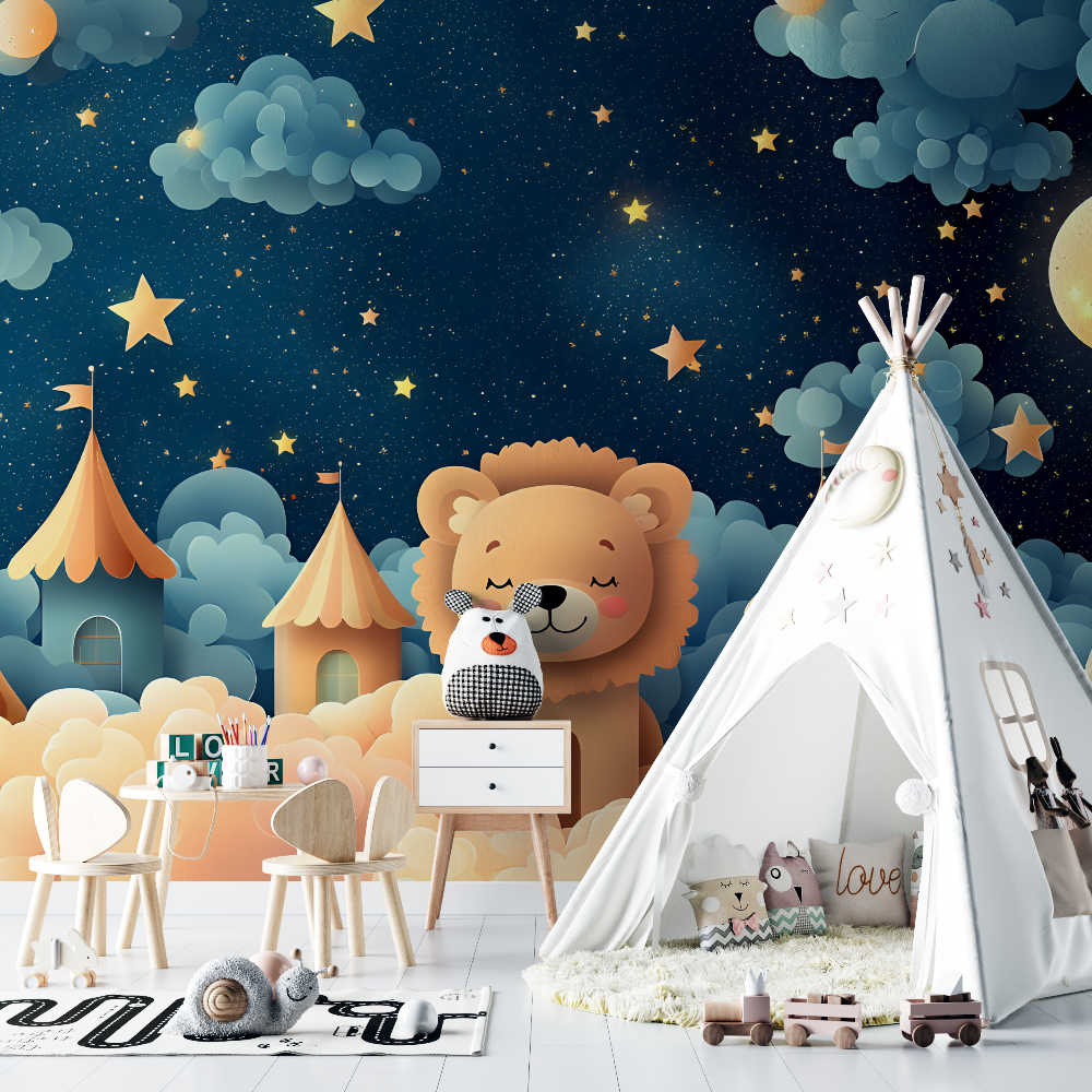 3D-Kinderzimmer-Schlafzimmer aus Pappe