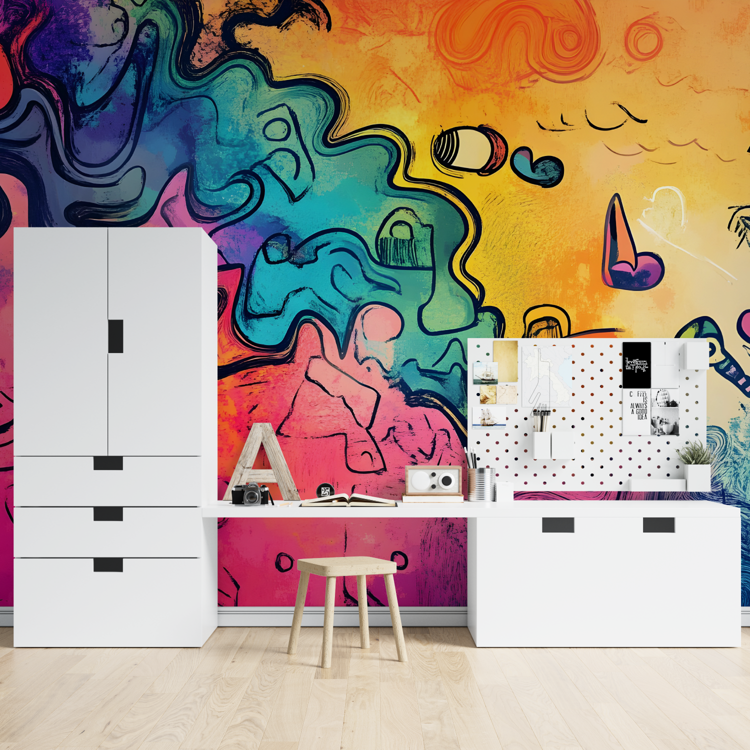Teen Graffiti Wallpaper | Murals Wallpaper
