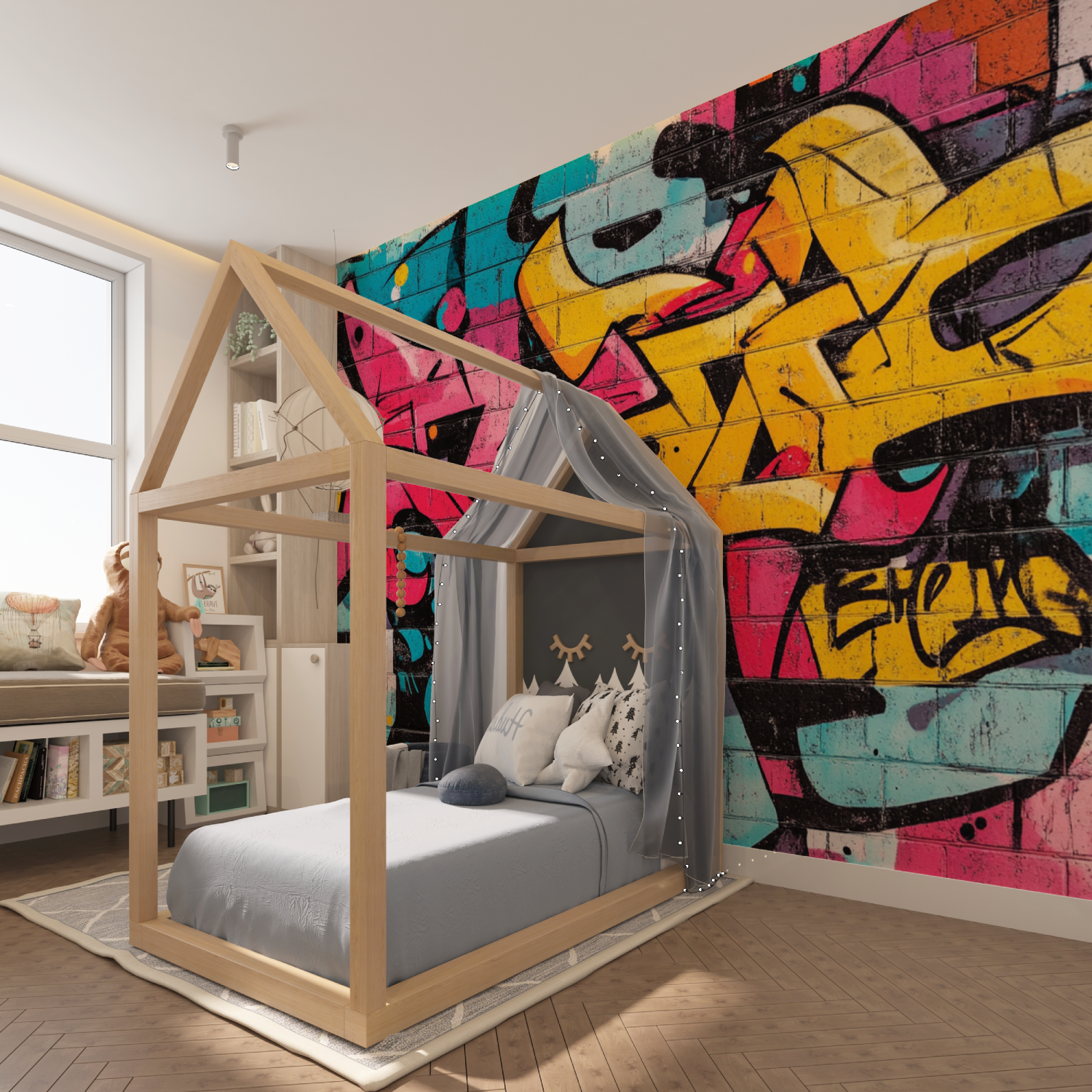 Colorful Graffiti Street Art Wallpaper | Murals Wallpaper
