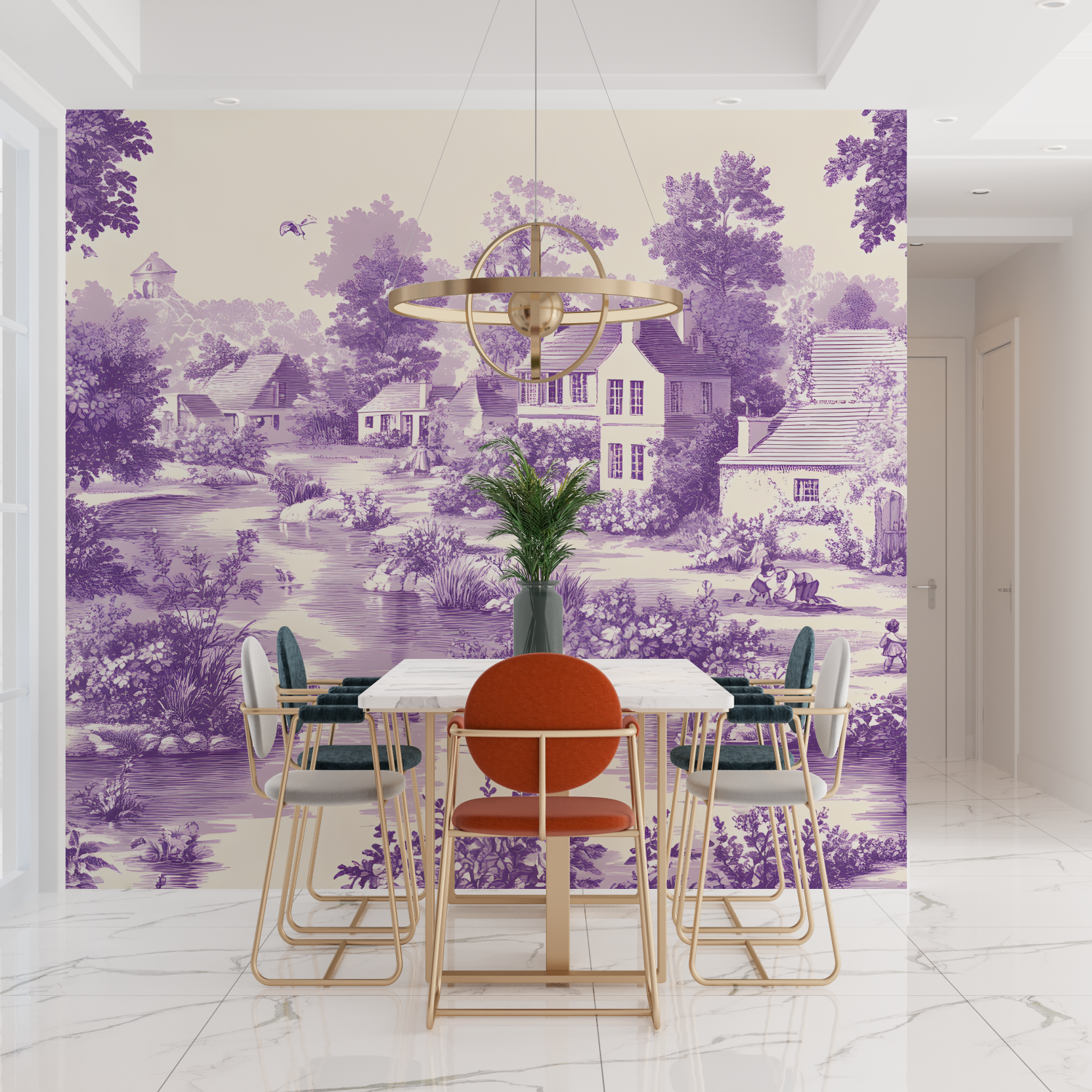 Purple Bedroom Wallpaper | Murals Wallpaper