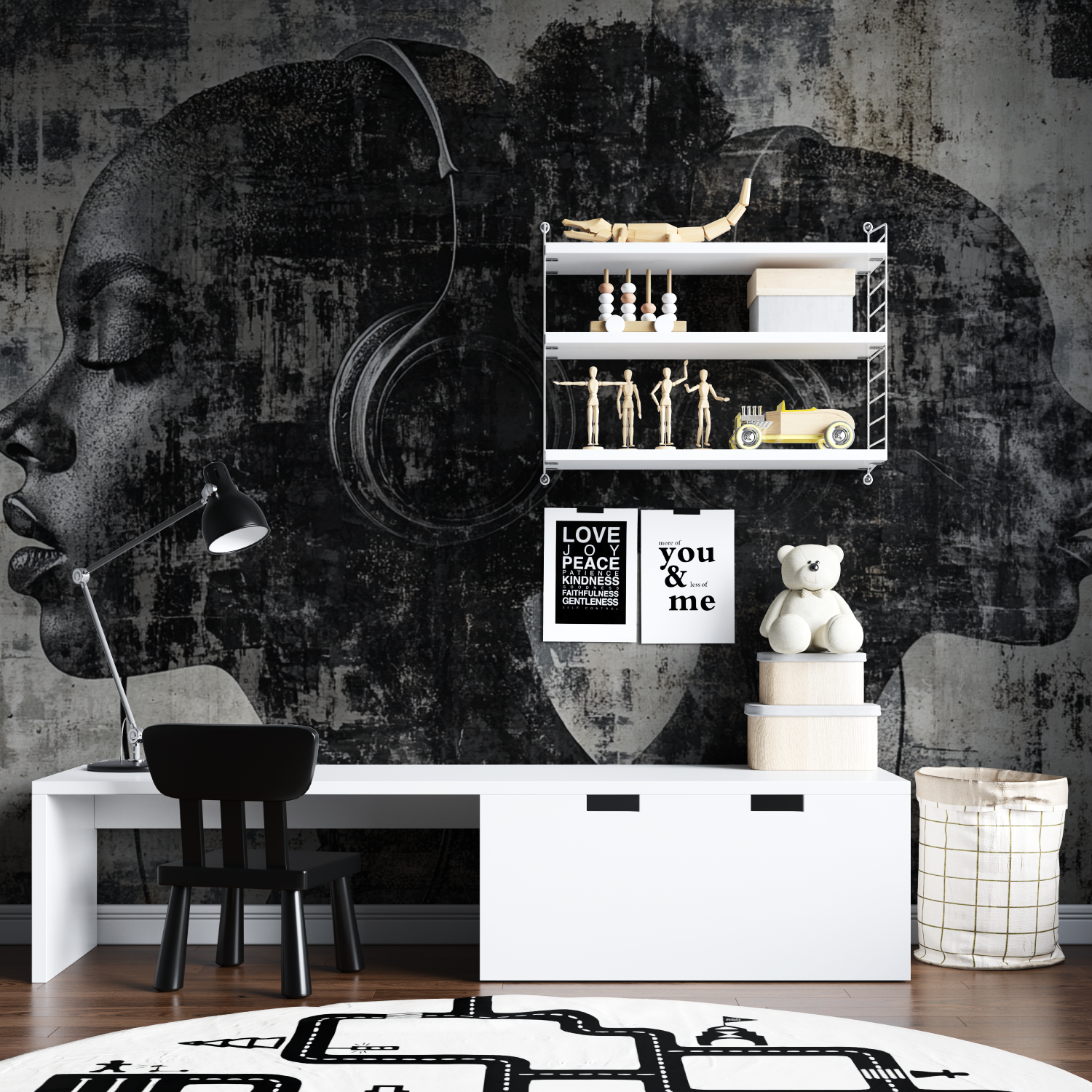 Tapeten mit Musikinstrumenten | Wandtapeten