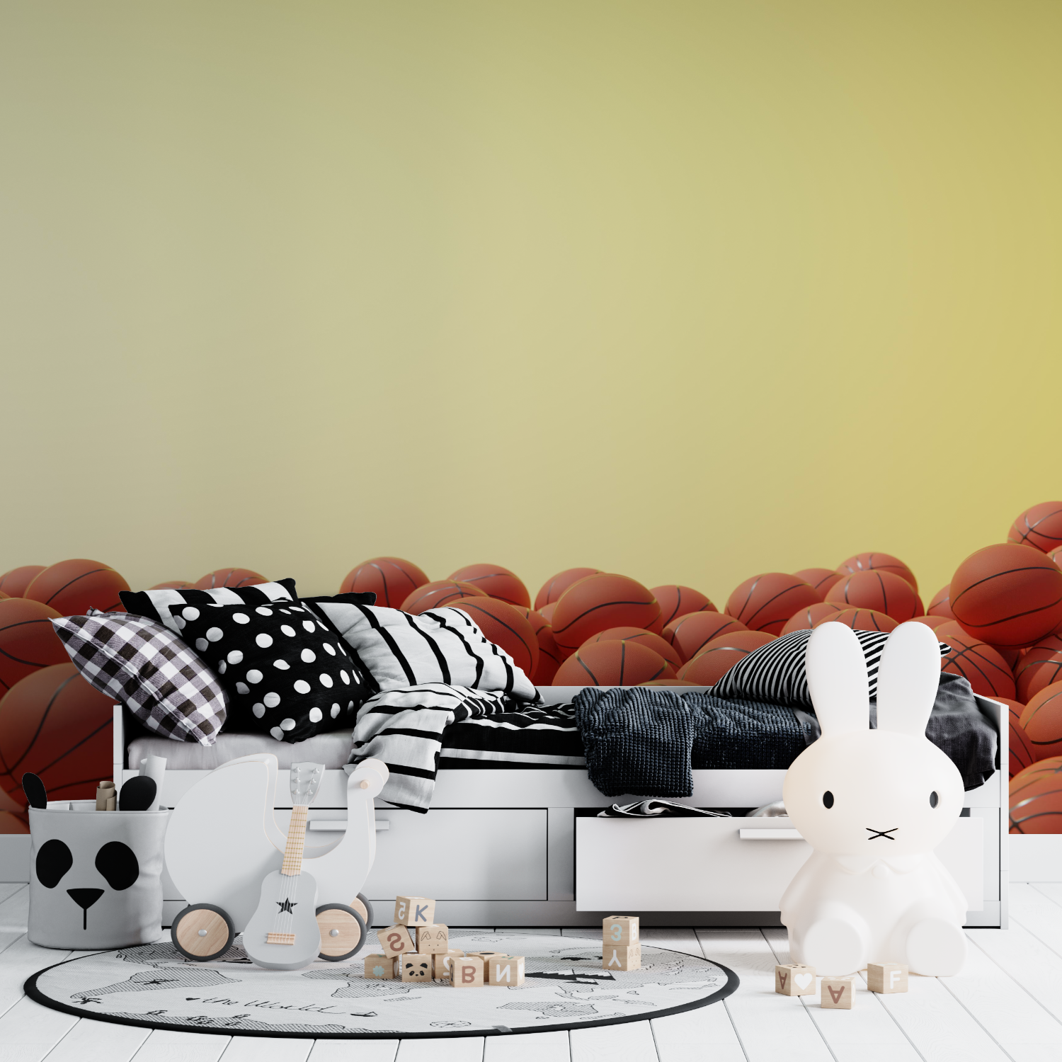 Teen Boy Basketball Room Paper | Murals Wallpaper