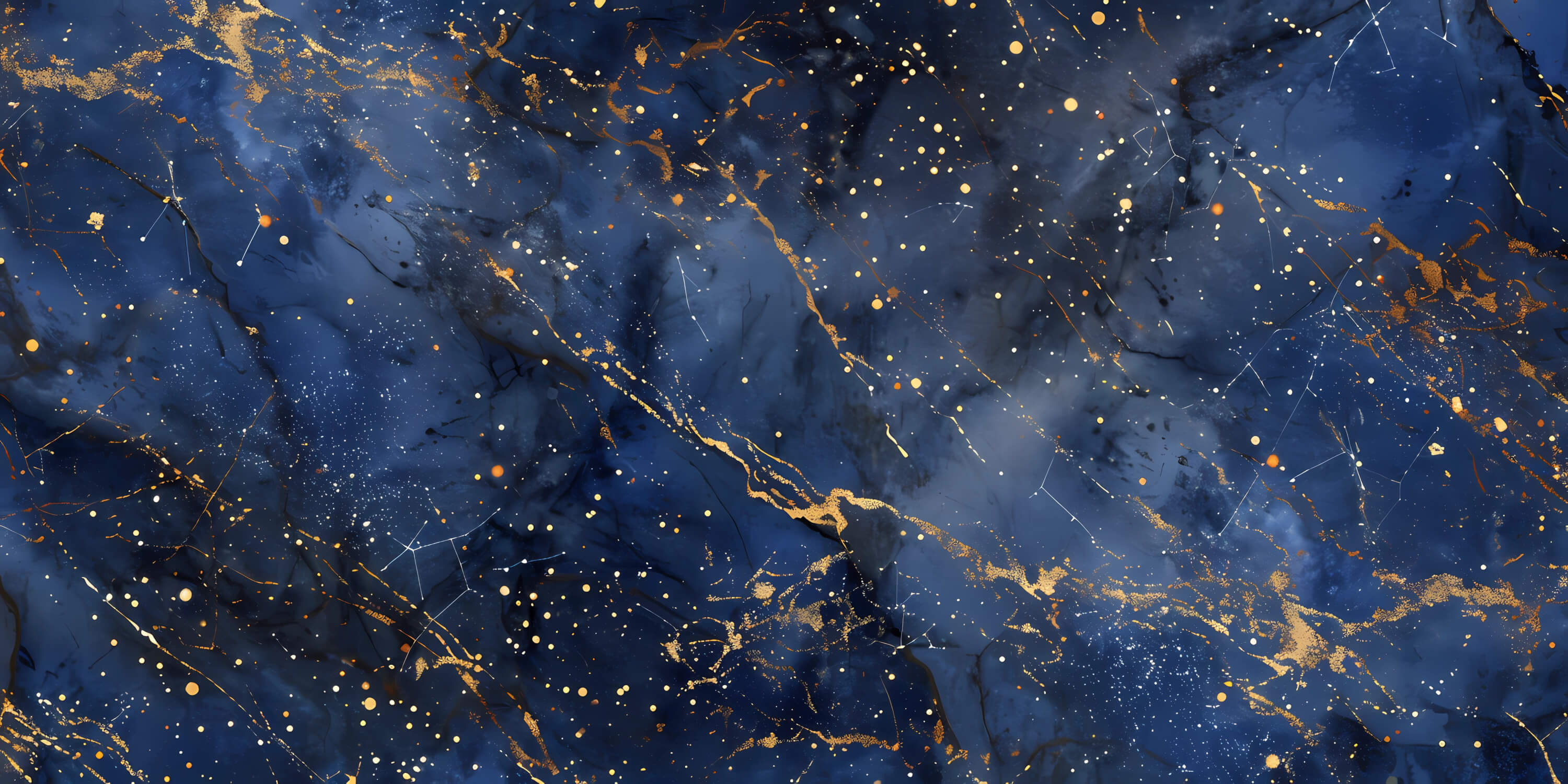 Blue and Gold Wallpaper for Bedroom | Murals Wallpaper