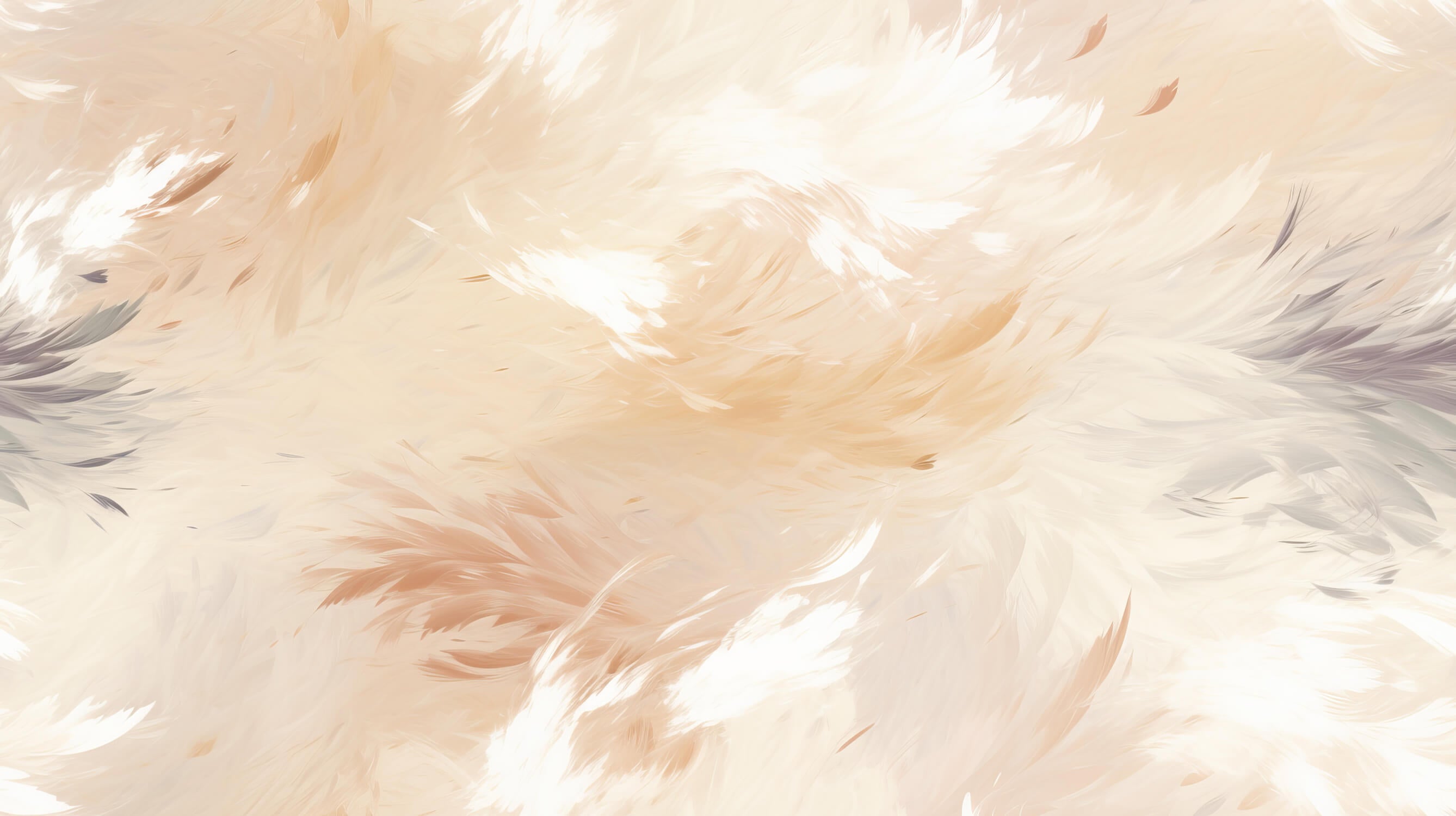 Cocooning Feather Pastel Wallpaper | Murals Wallpaper