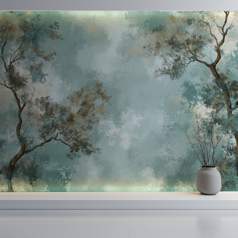 Stylized Tree Wallpaper | Murals Wallpaper