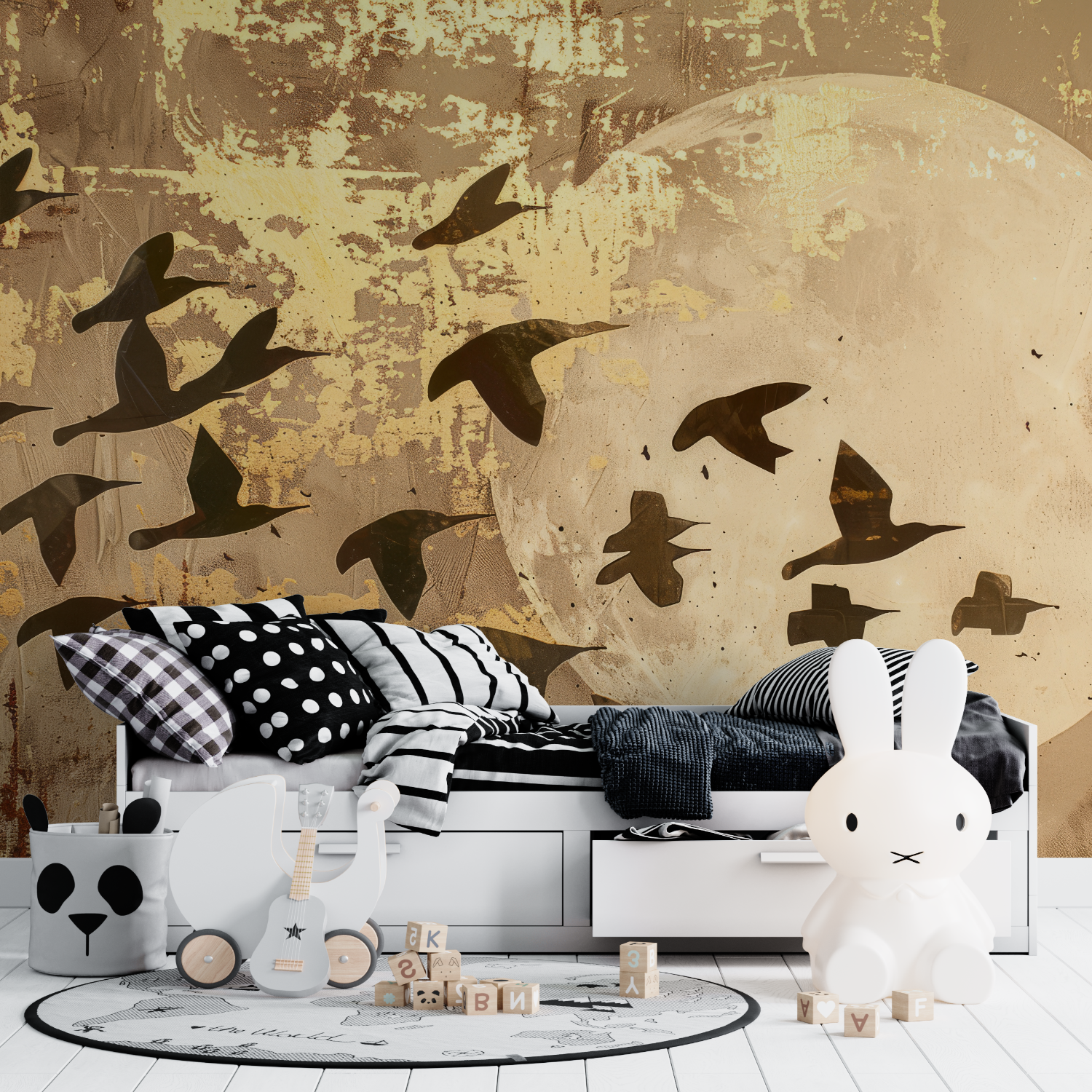 Kids Wallpaper Birds | Murals Wallpaper