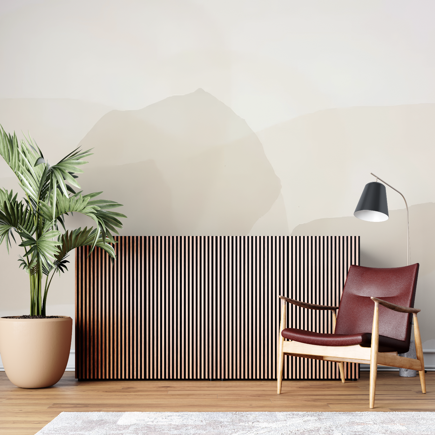 Watercolor Cocooning Wallpaper | Murals Wallpaper