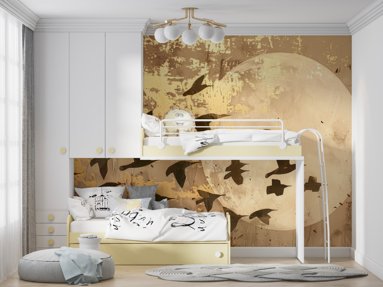 Kids Wallpaper Birds | Murals Wallpaper