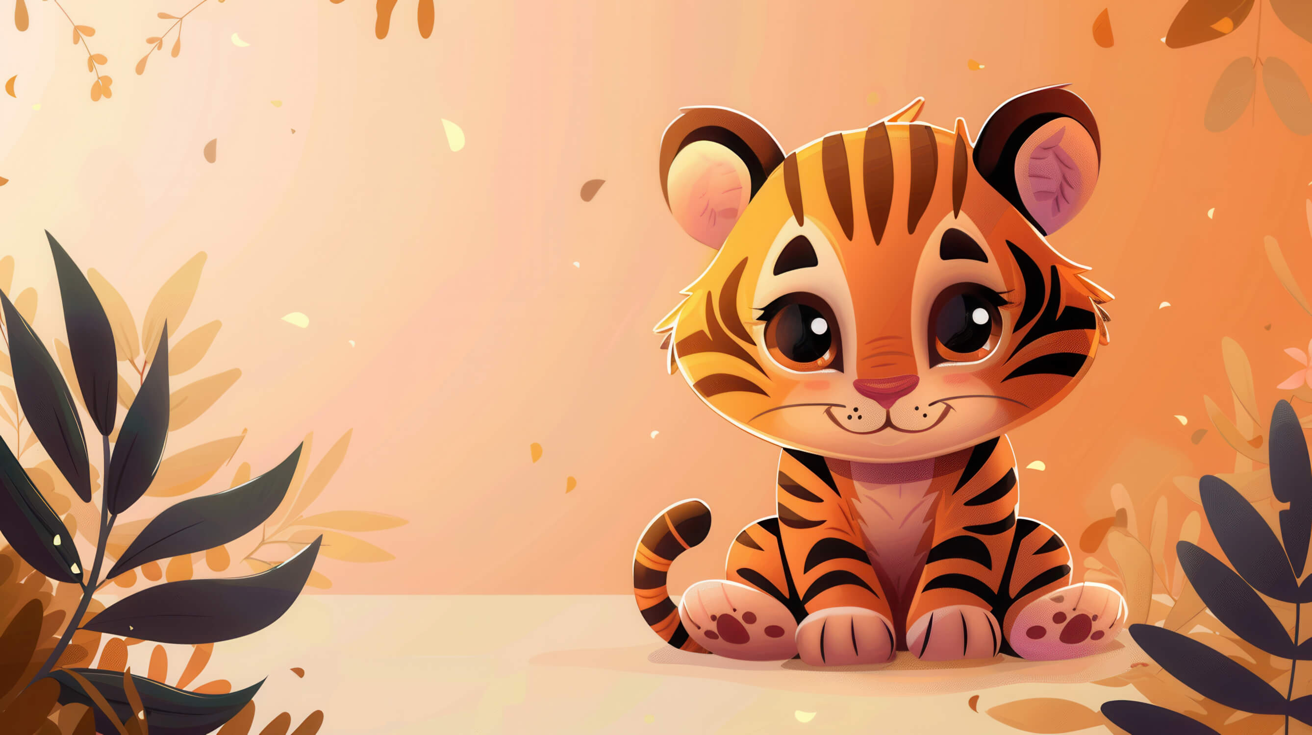 Tiger Wallpaper for Kids | Murals Wallpaper