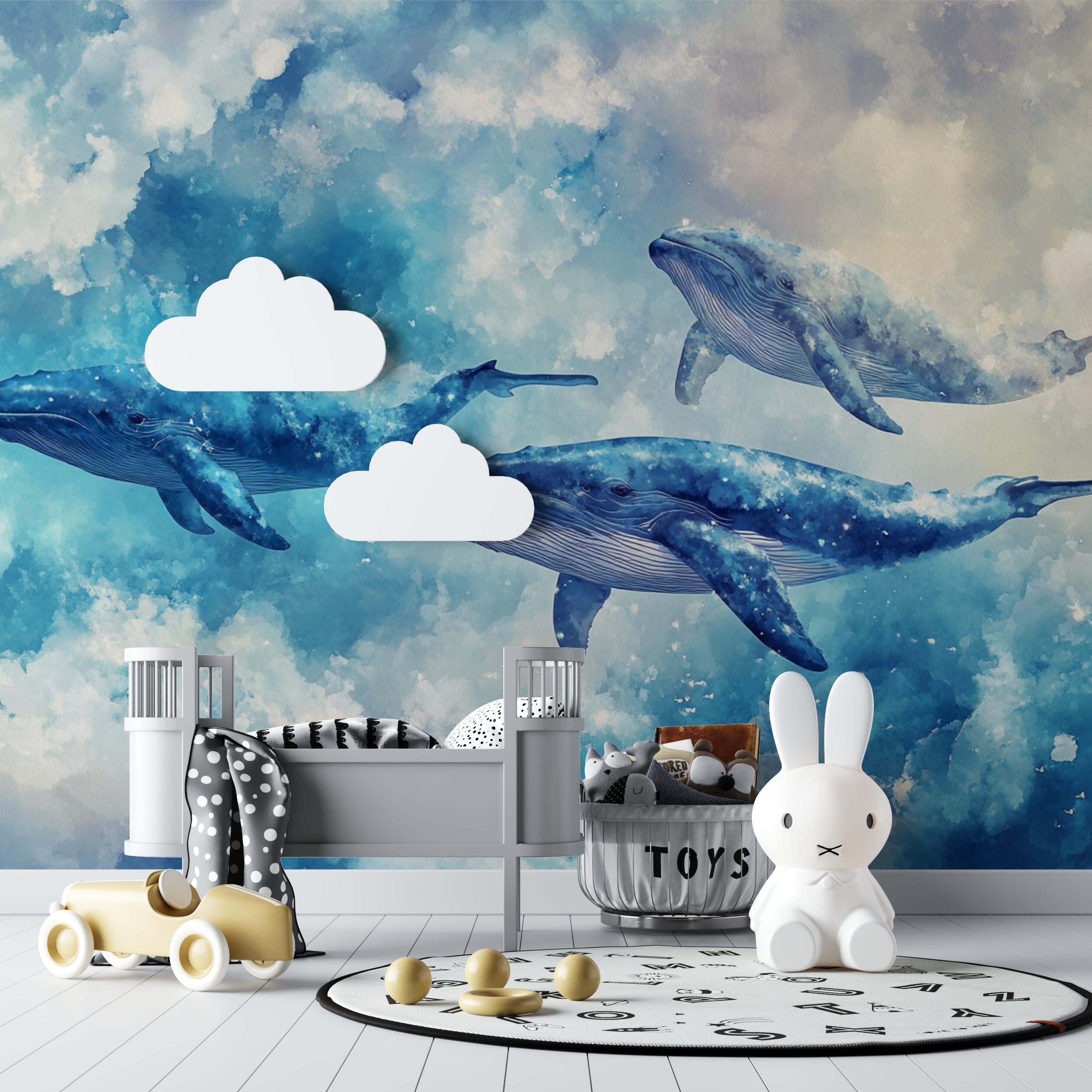 Whale Marine Wallpaper | Murals Wallpaper