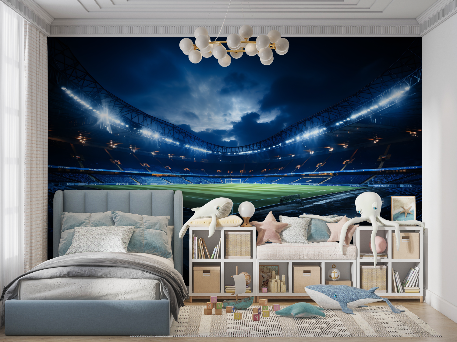 Soccer Room Wallpaper | Murals Wallpaper