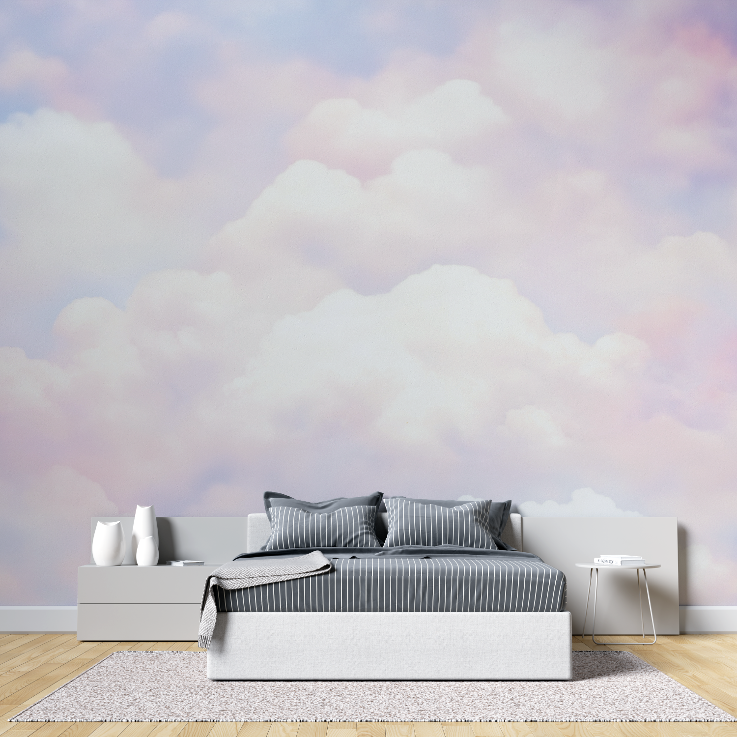Soft Cloud Watercolor Wallpaper | Murals Wallpaper