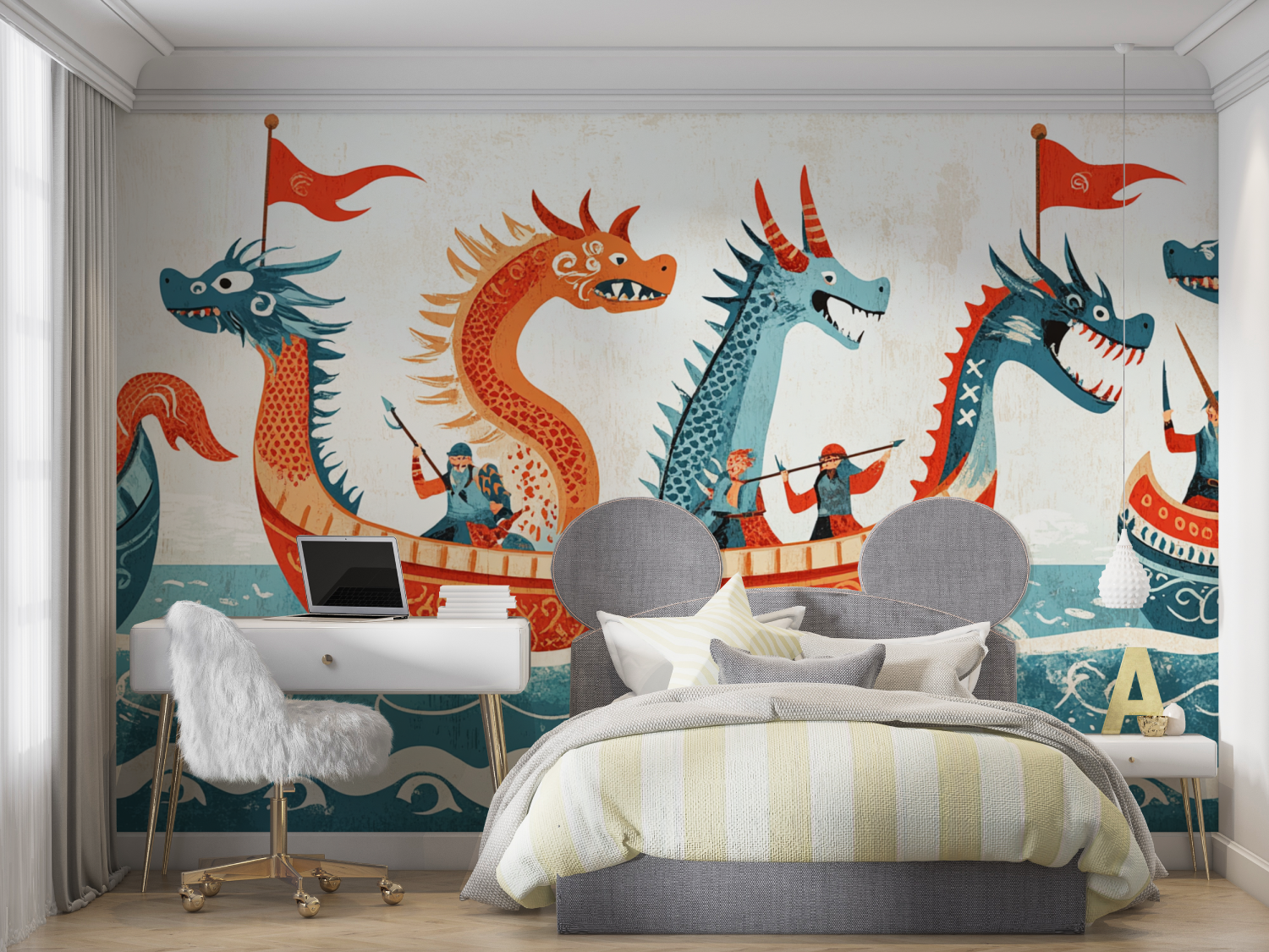 Classic Marine Viking Boy Wallpaper | Murals Wallpaper