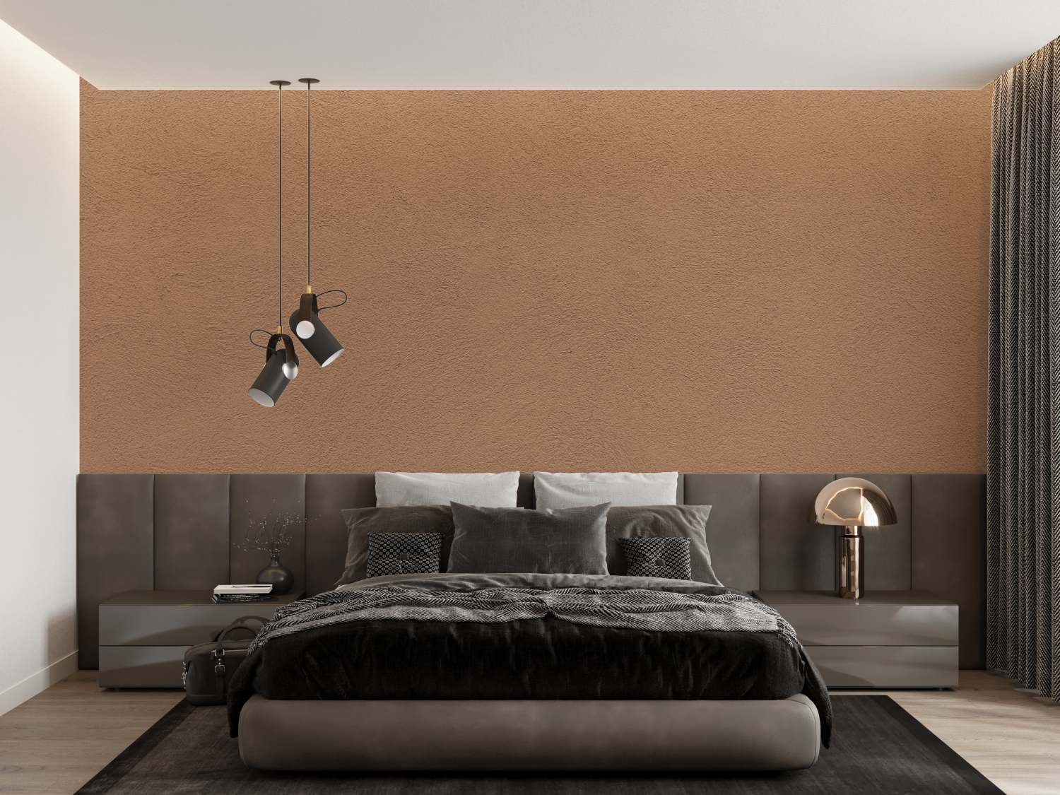 Non-Woven Terracotta Wallpaper | Murals Wallpaper