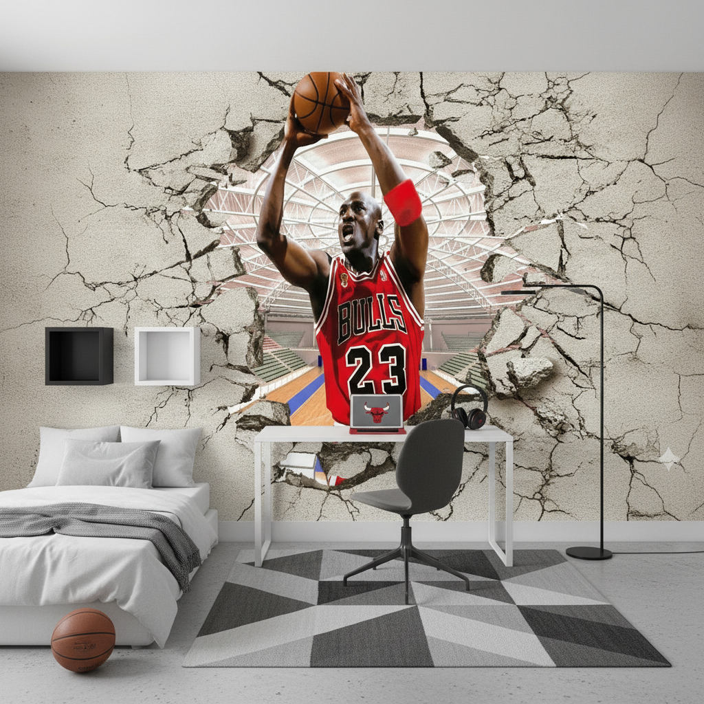 Mural Michael Jordan Wallpaper