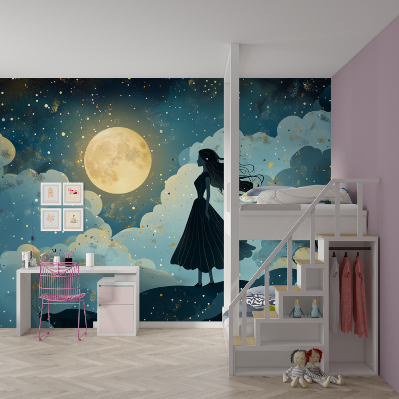 Princess Art Deco Wallpaper | Murals Wallpaper