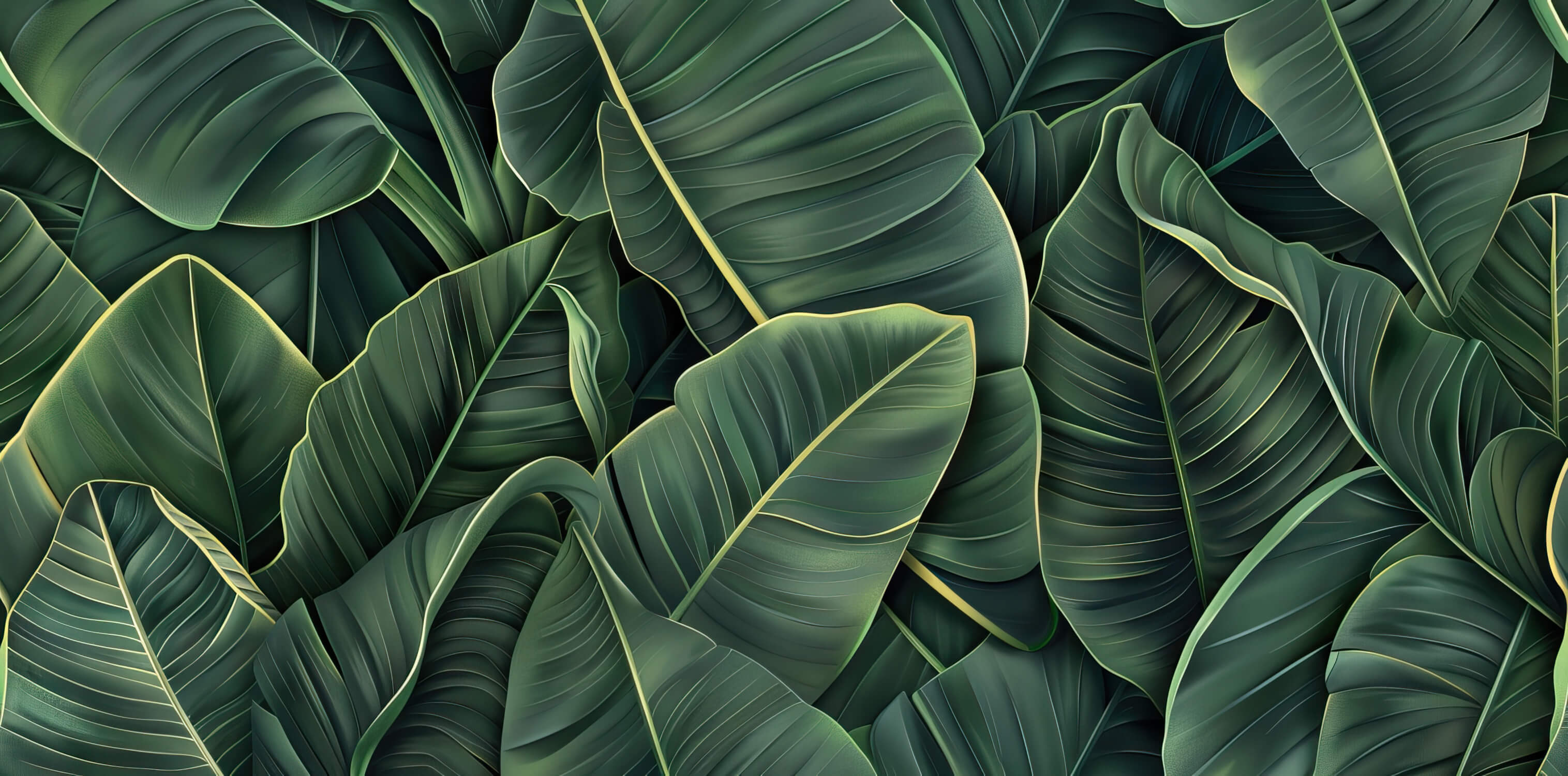 Green Tropical Wallpaper | Murals Wallpaper