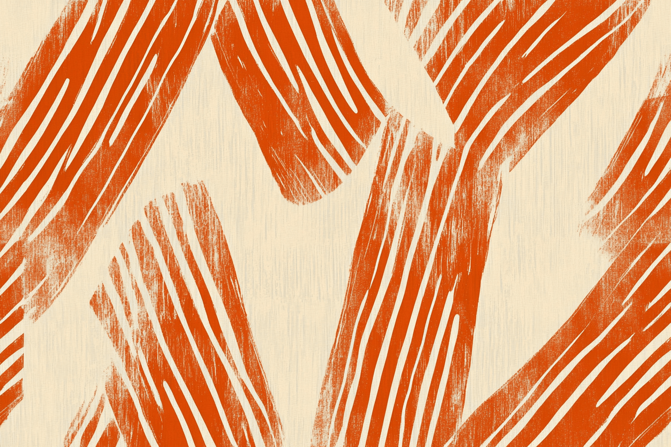 Terracotta and Beige Abstract Wallpaper | Murals Wallpaper