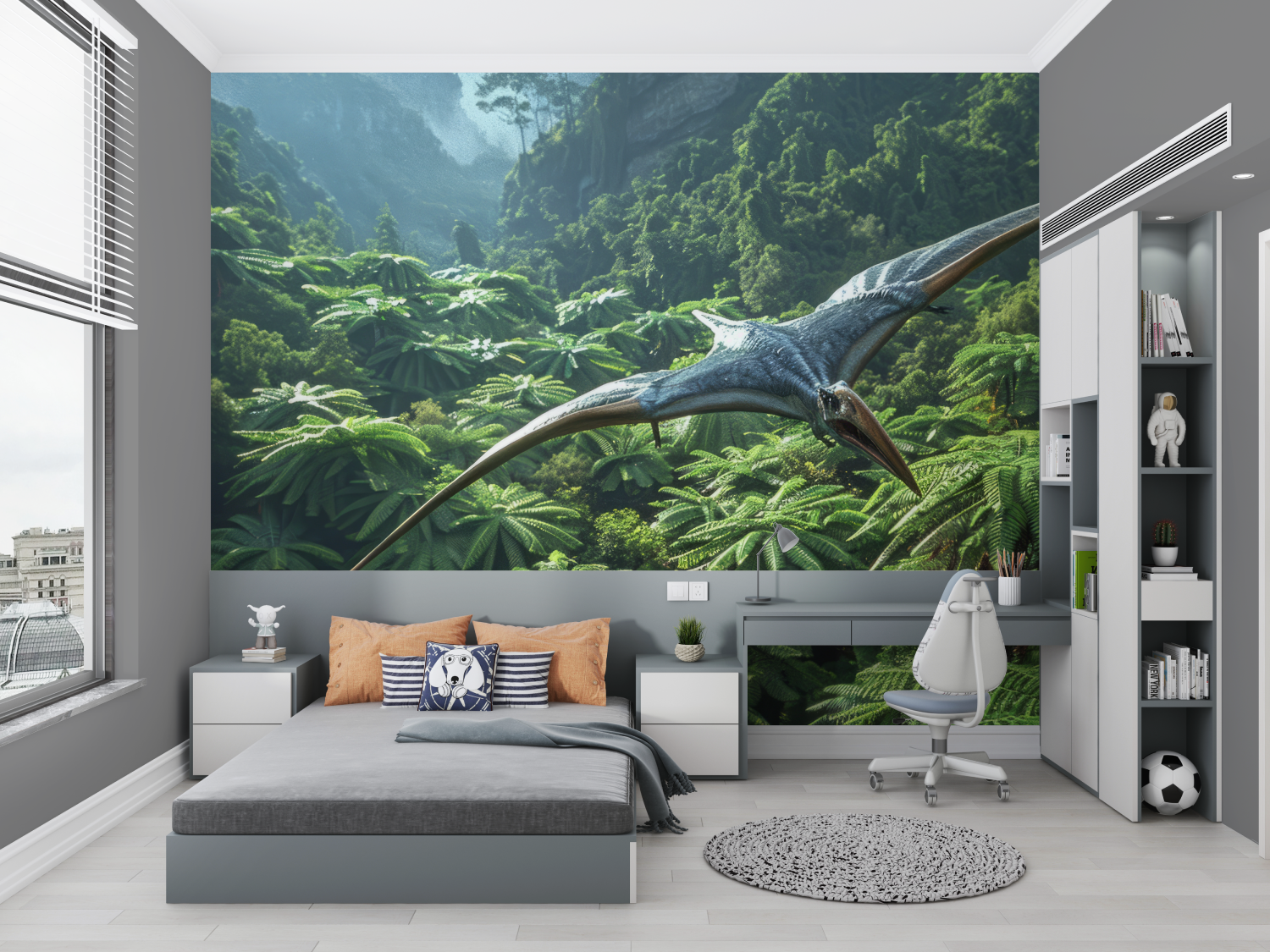 Dinosaur Pterodactyl Wallpaper | Murals Wallpaper