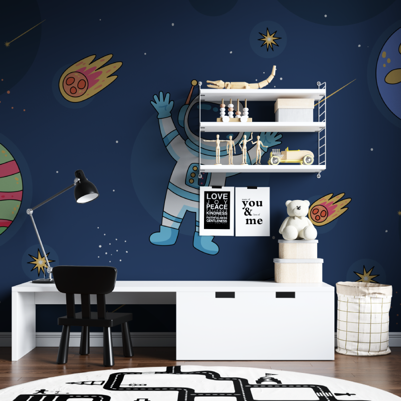 Astronaut Bedroom Space Wallpaper | Murals Wallpaper
