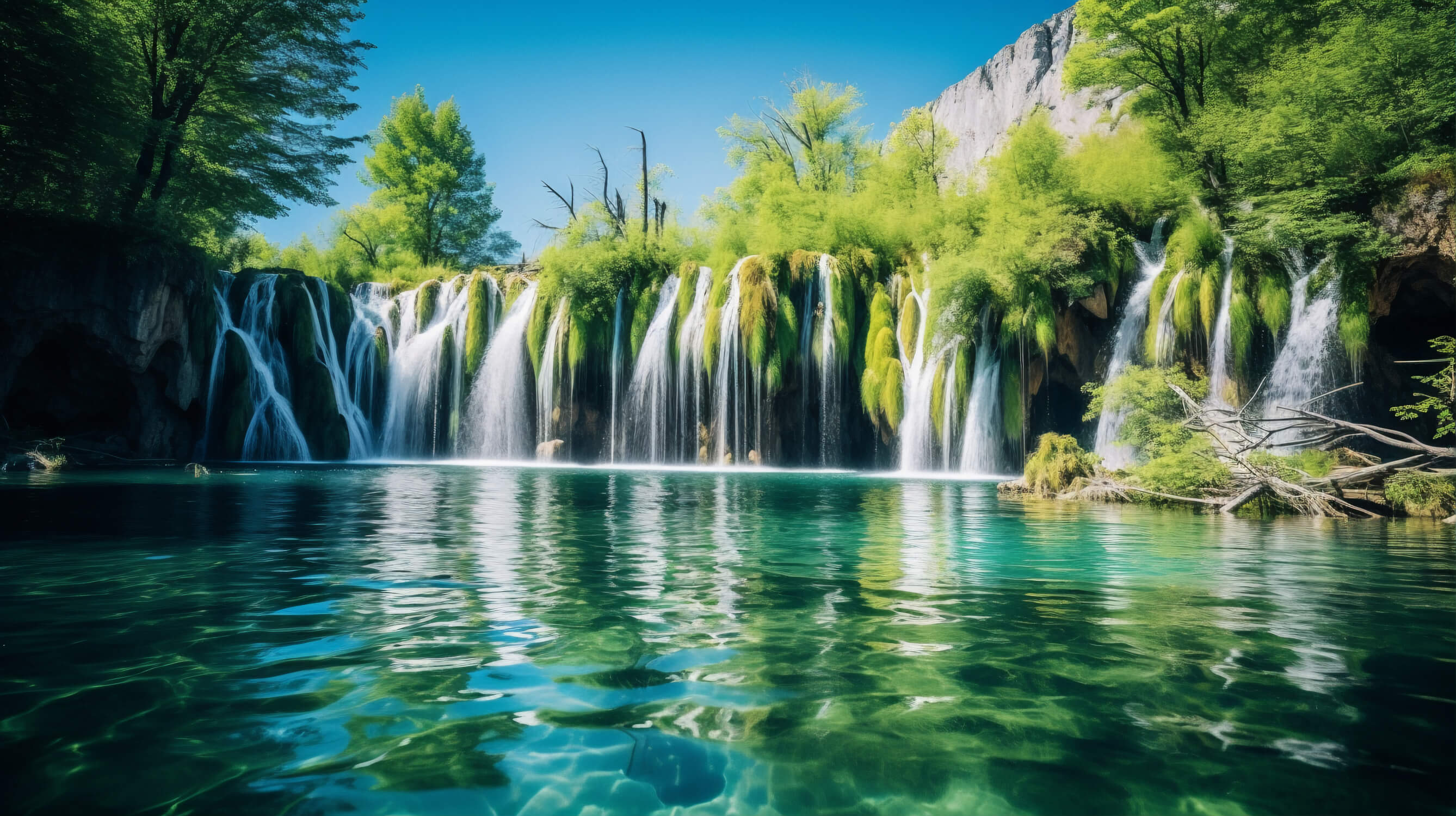 Zenitude Waterfall Wallpaper | Murals Wallpaper