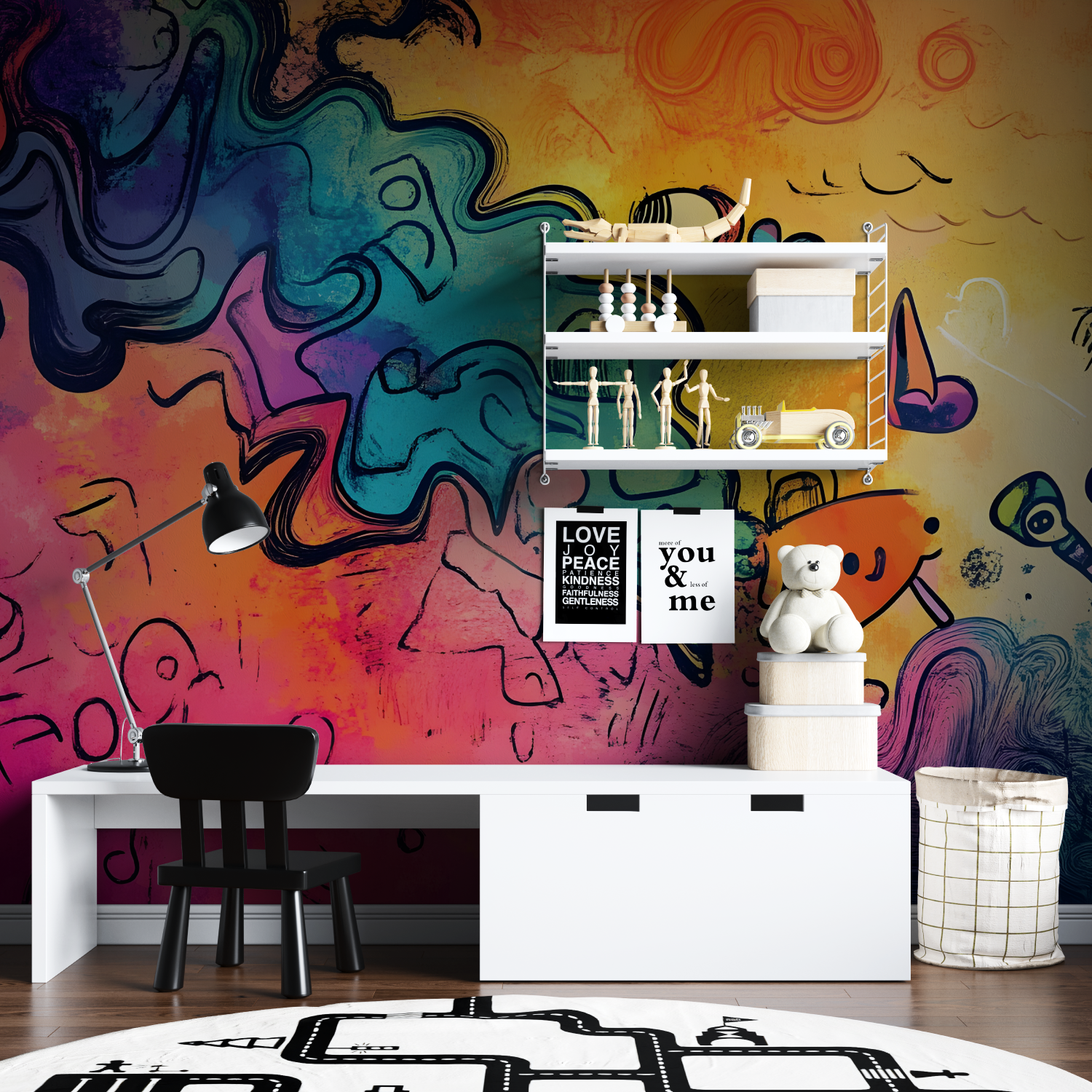 Teen Graffiti Wallpaper | Murals Wallpaper