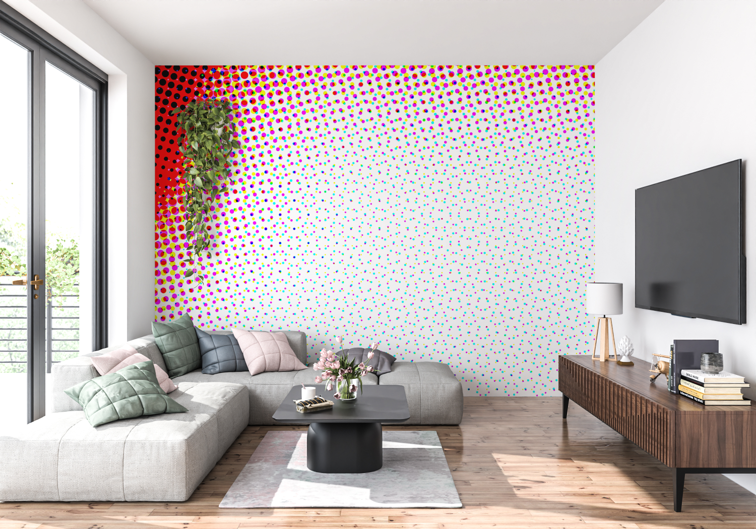 Red and Gray Kitchen Wallpaper | Murals Wallpaper