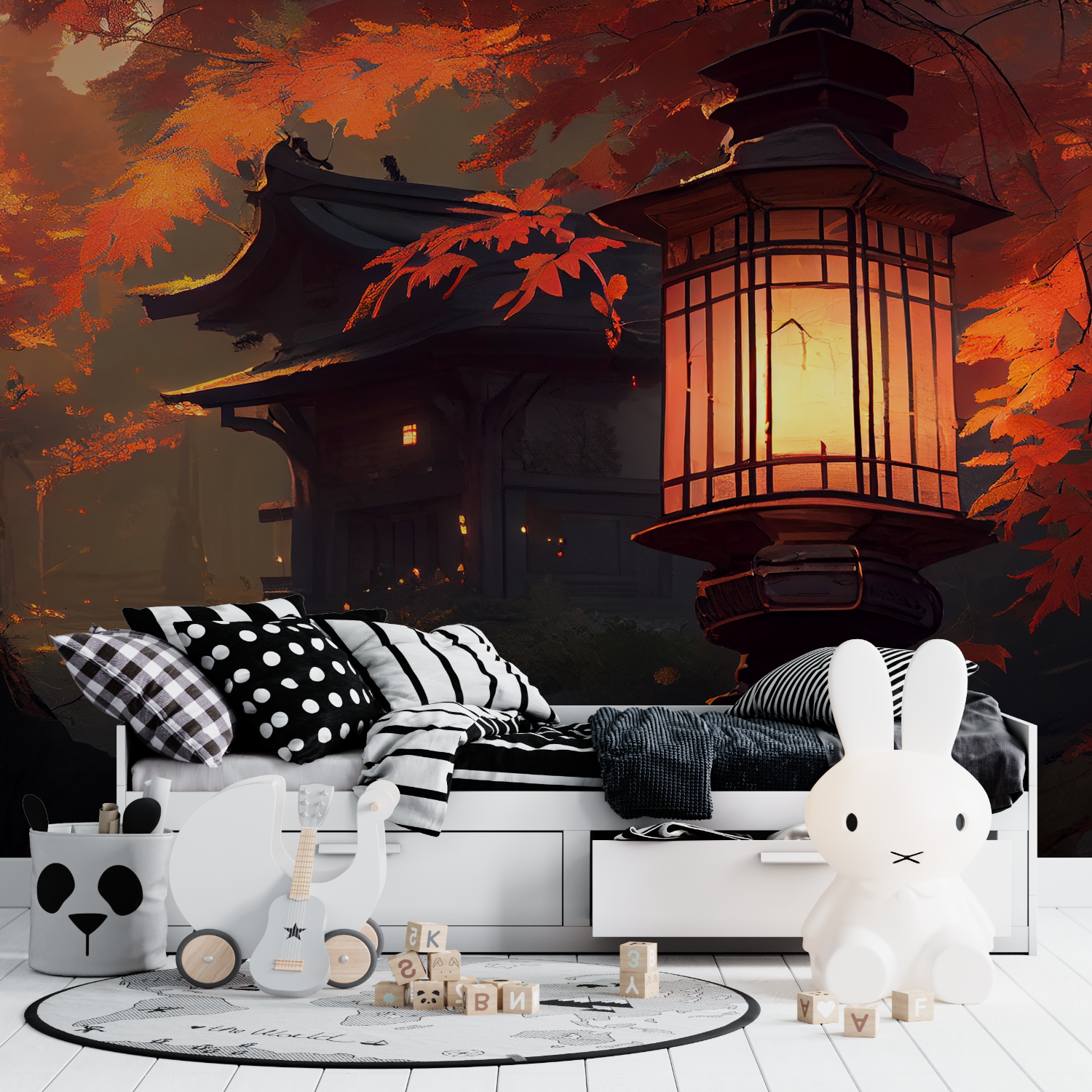 Teen-Manga-Hintergrundbild | Wandbild-Hintergrundbild