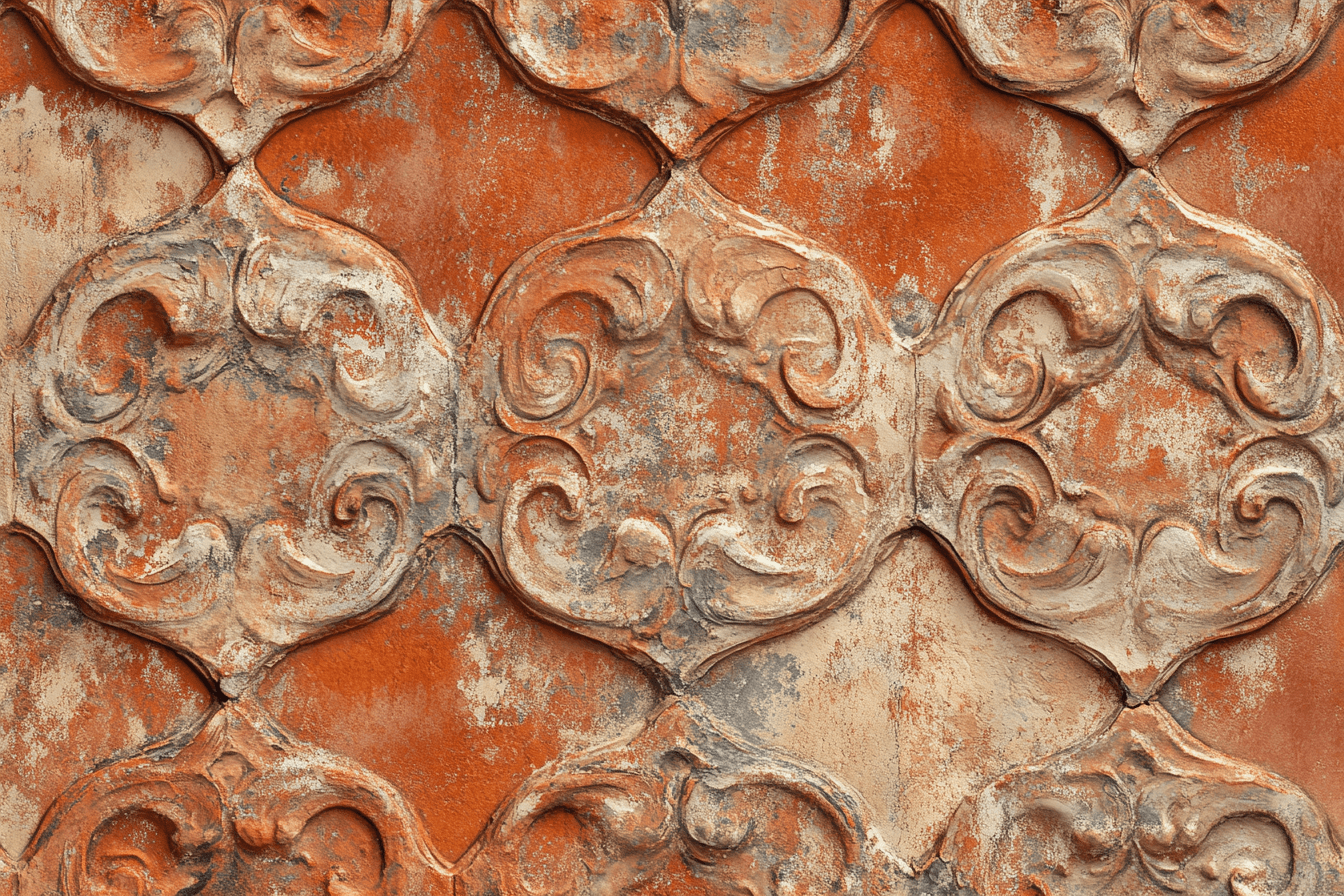 Terracotta Antique Inspiration Wallpaper | Murals Wallpaper