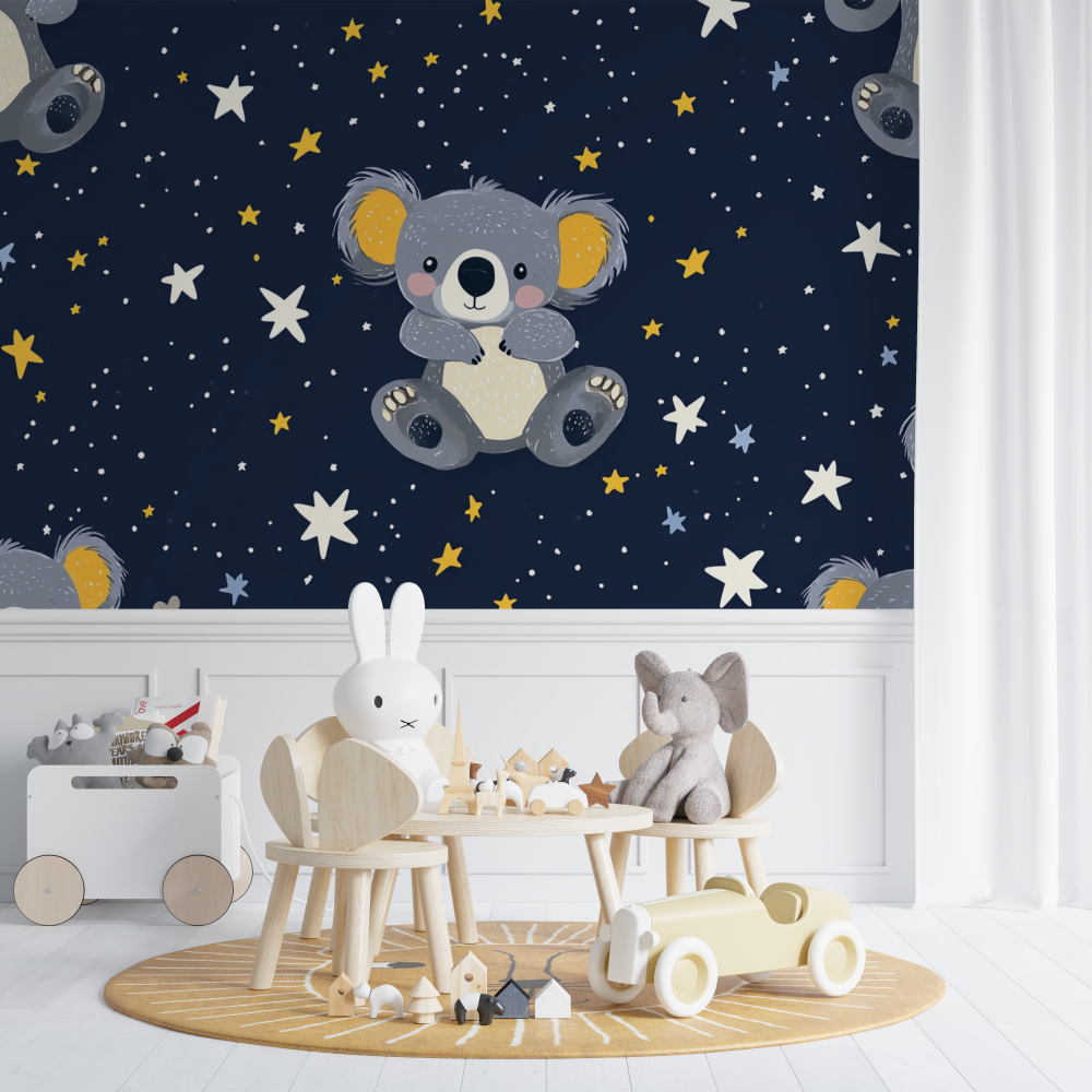 Koala Wallpaper Among the Stars | Murals Wallpaper