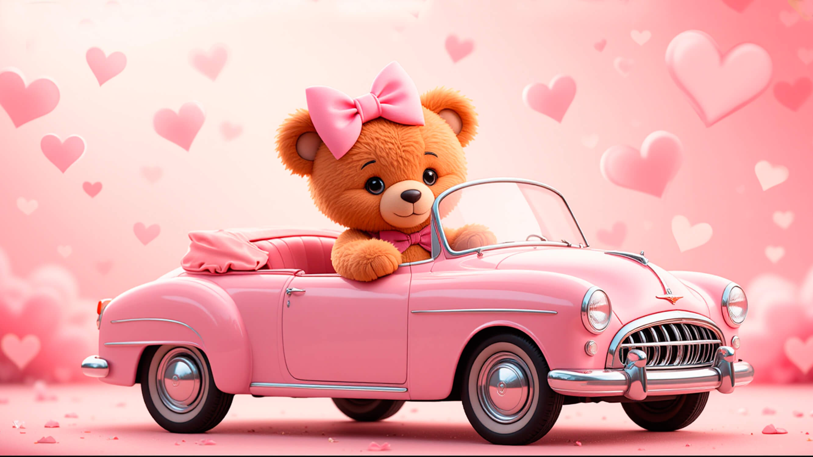 Girl's Car Room Wallpaper | Murals Wallpaper