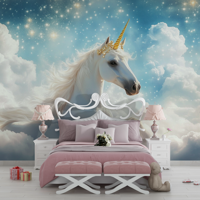 Unicorn Star Princess Wallpaper | Murals Wallpaper