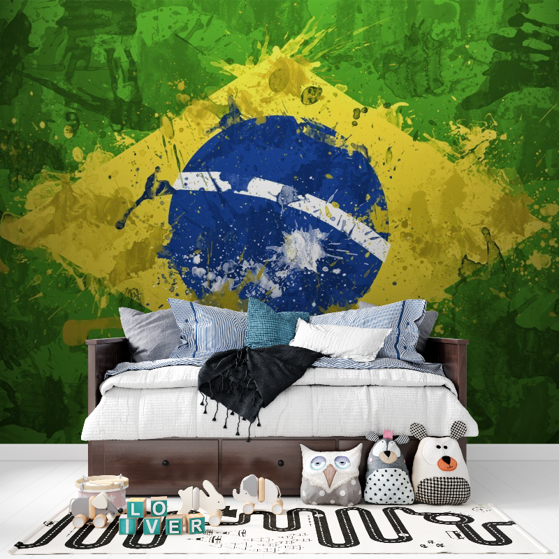 Brasilianische Fußball-Hintergrundbilder | Wandbilder