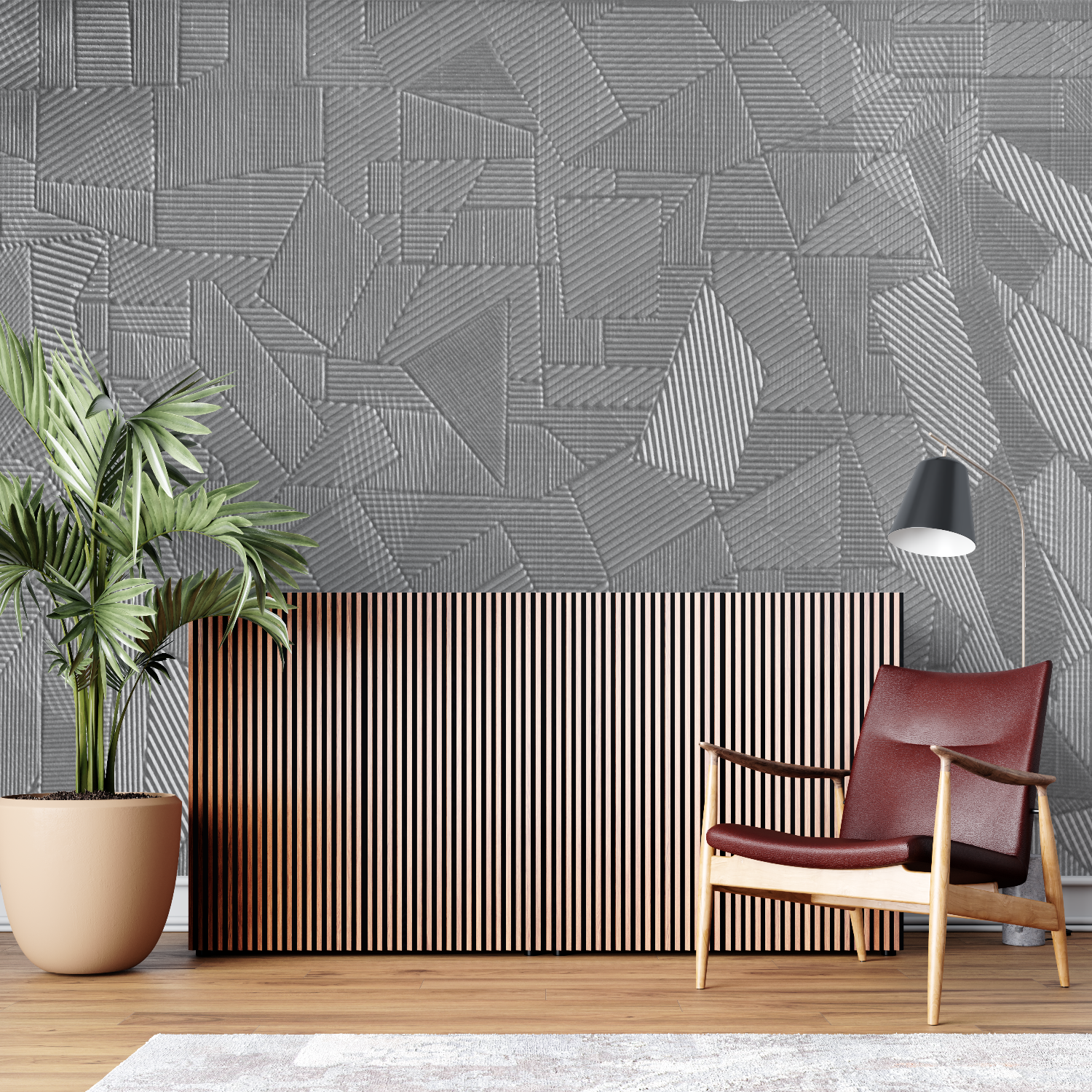 Gray Wallpaper Room | Murals Wallpaper