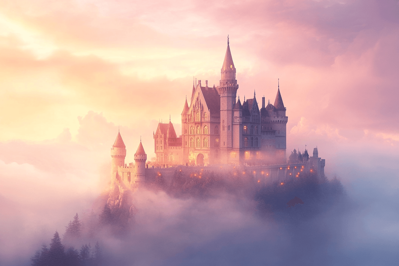 Princess Castle Mirage Wallpaper | Murals Wallpaper