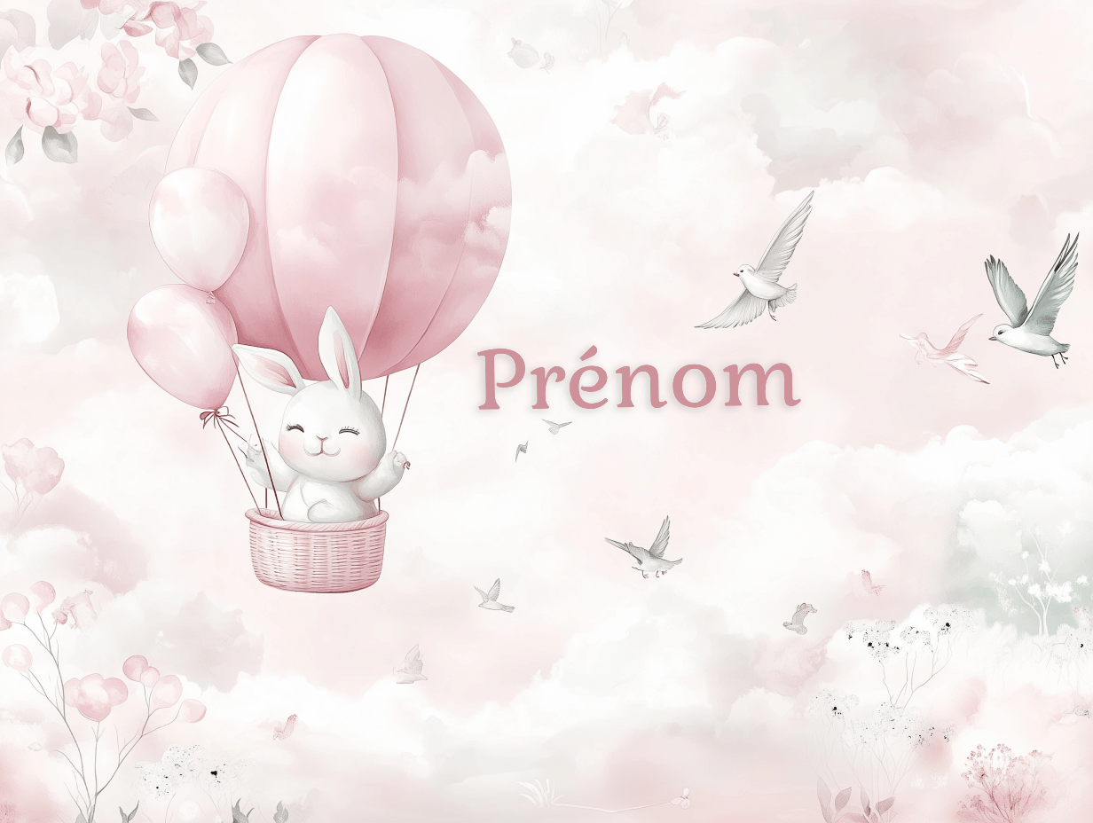 Baby Bunny Name Wallpaper | Murals Wallpaper