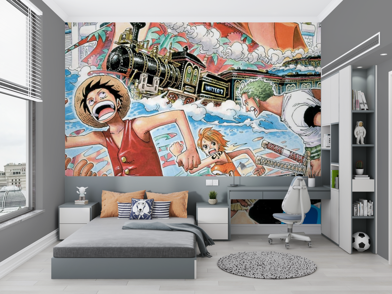 One Piece Water 7 Wallpaper | Murals Wallpaper