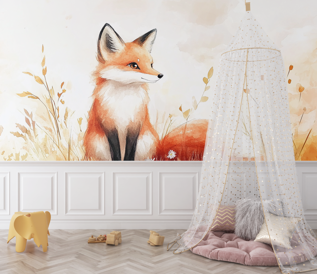 Fox Wallpaper for Baby Room | Murals Wallpaper