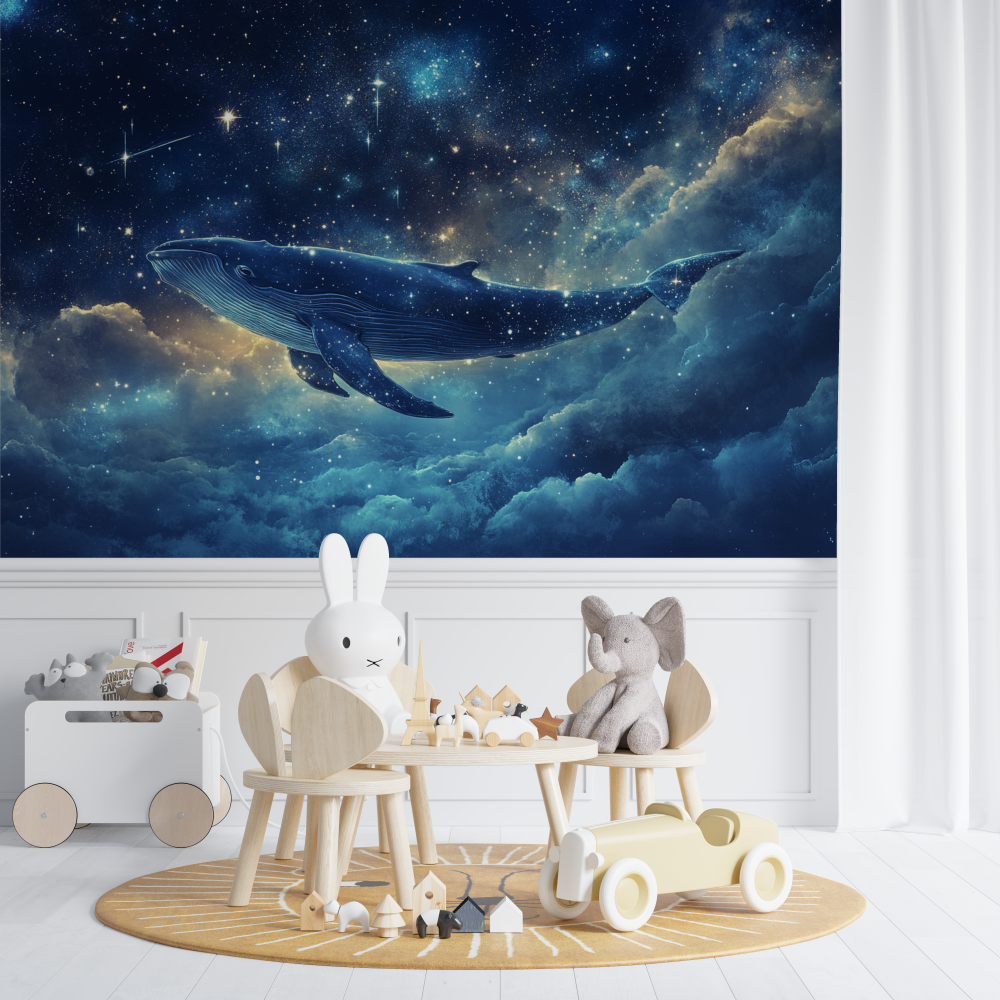 Celestial Whale Marine Wallpaper | Murals Wallpaper
