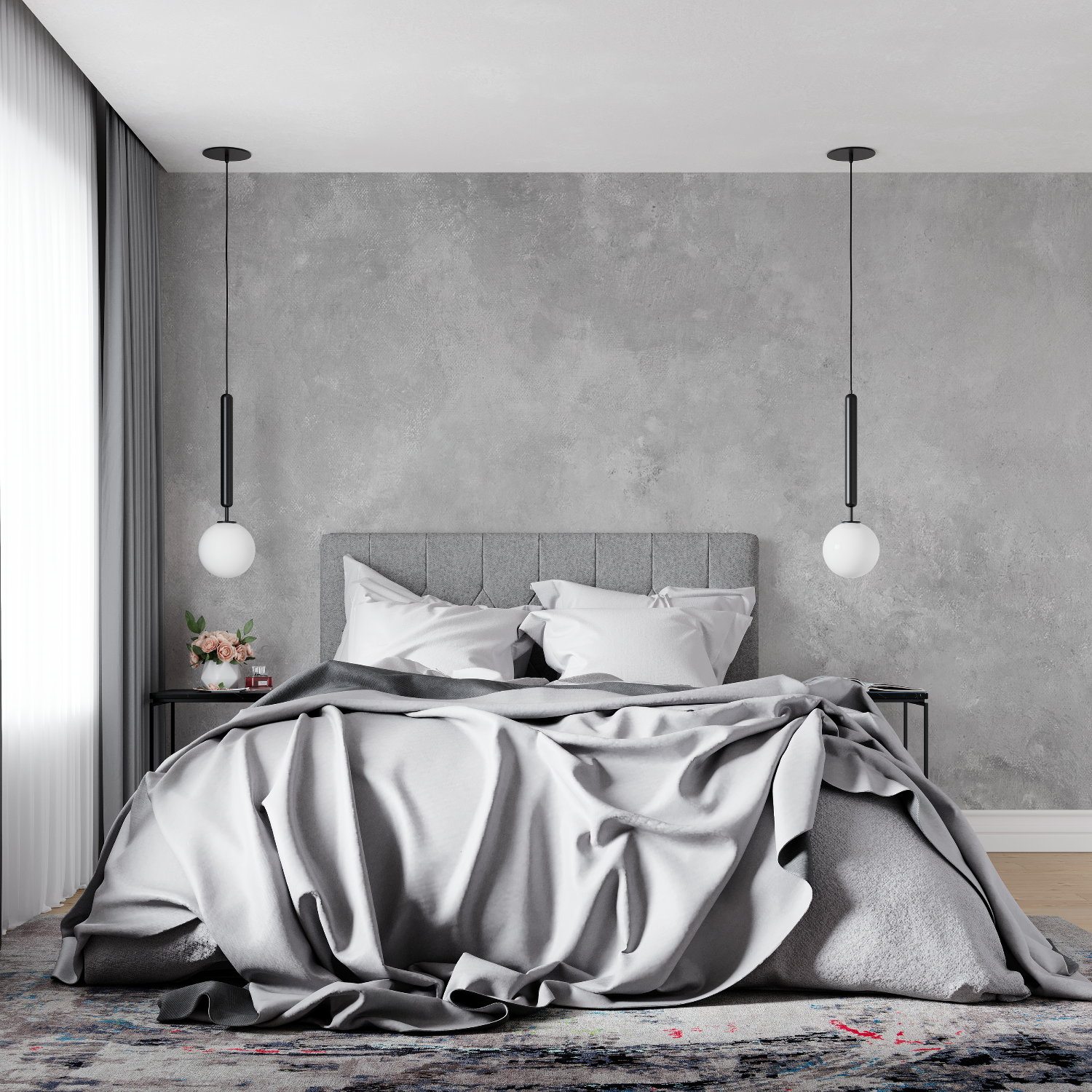 Light Grey Wallpaper Dining Room | Murals Wallpaper