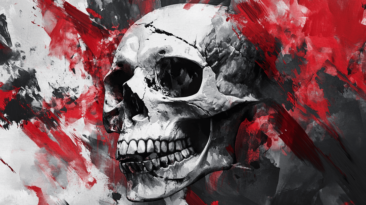 Gamers Skull Wallpaper | Murals Wallpaper