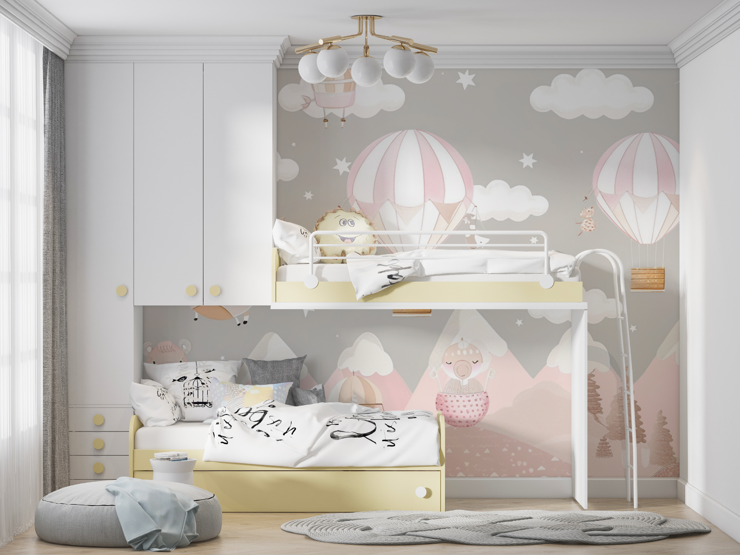 Kids Pink Wallpaper | Murals Wallpaper