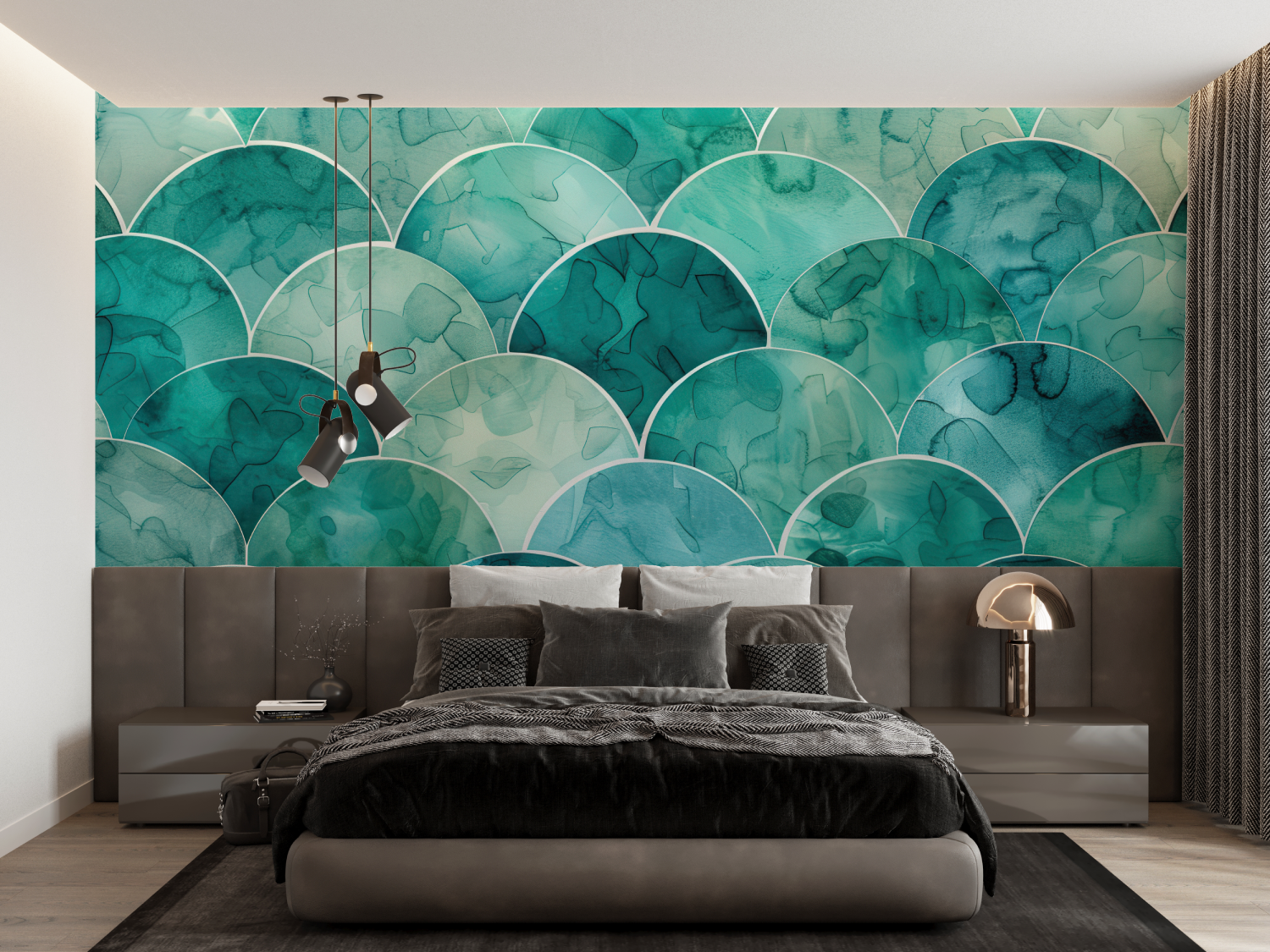 Duck Blue Non-Woven Wallpaper | Murals Wallpaper