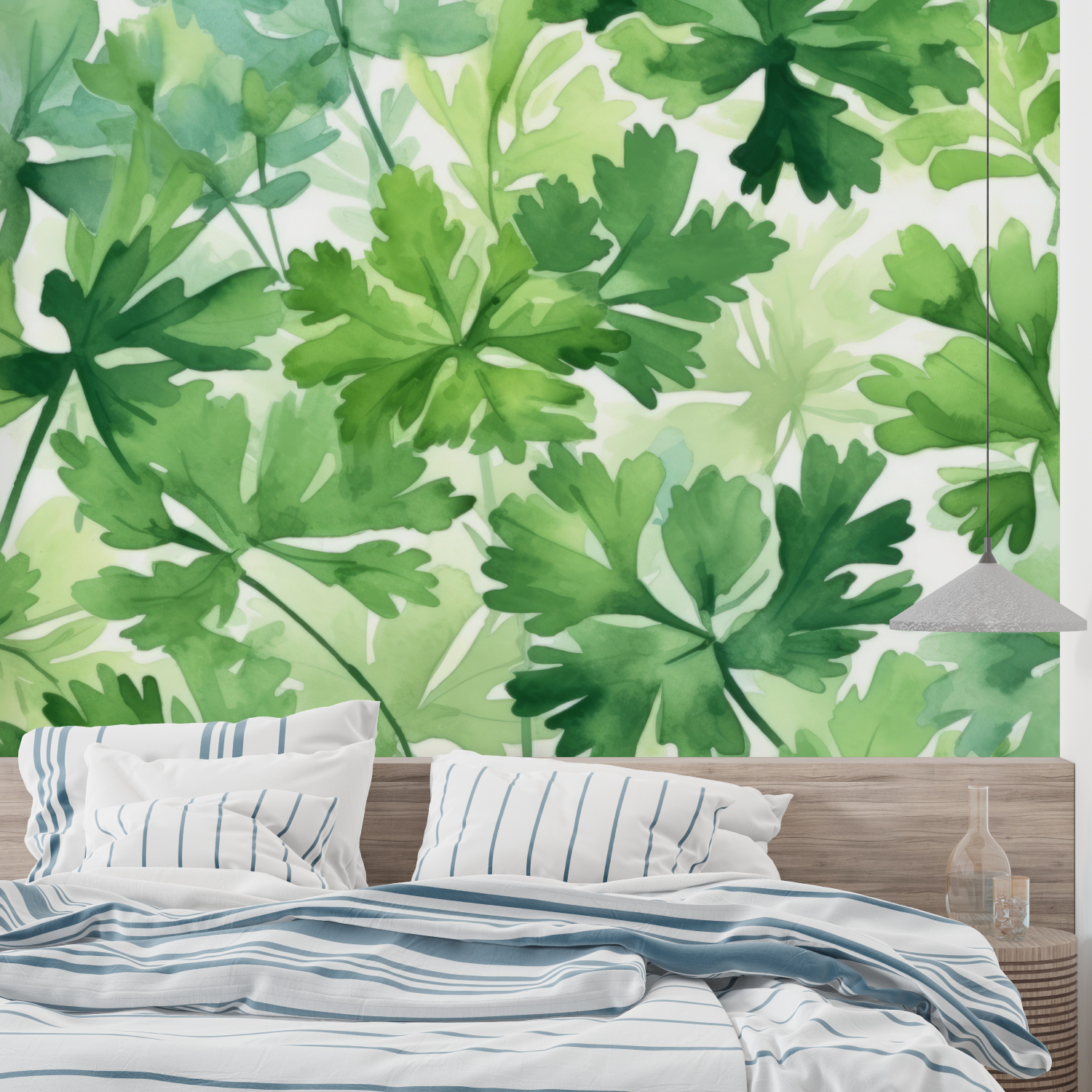 Green Botanical Wallpaper | Murals Wallpaper