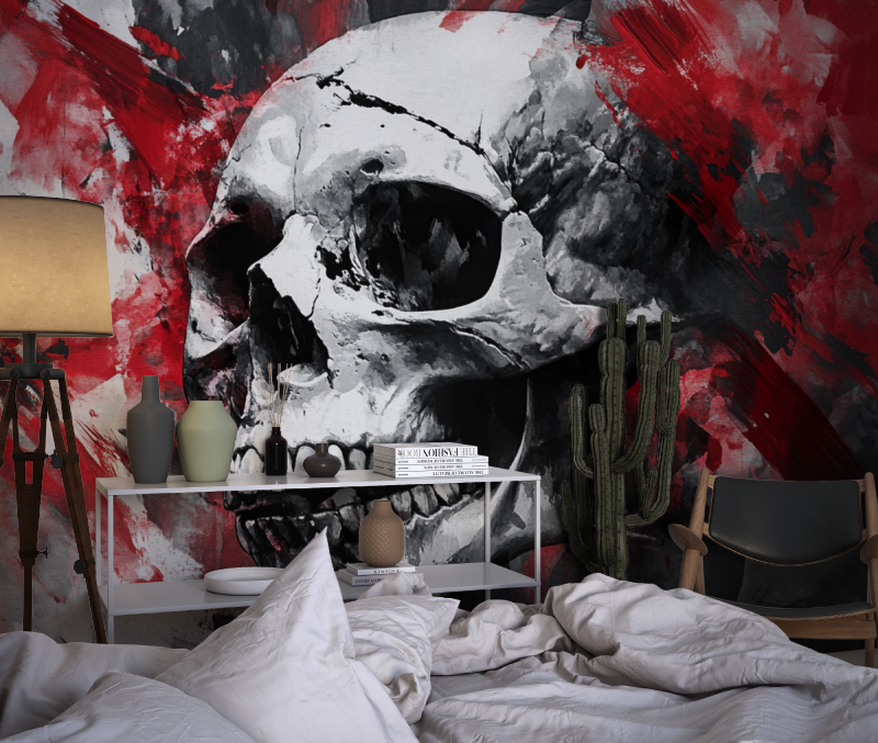 Gamers Skull Wallpaper | Murals Wallpaper