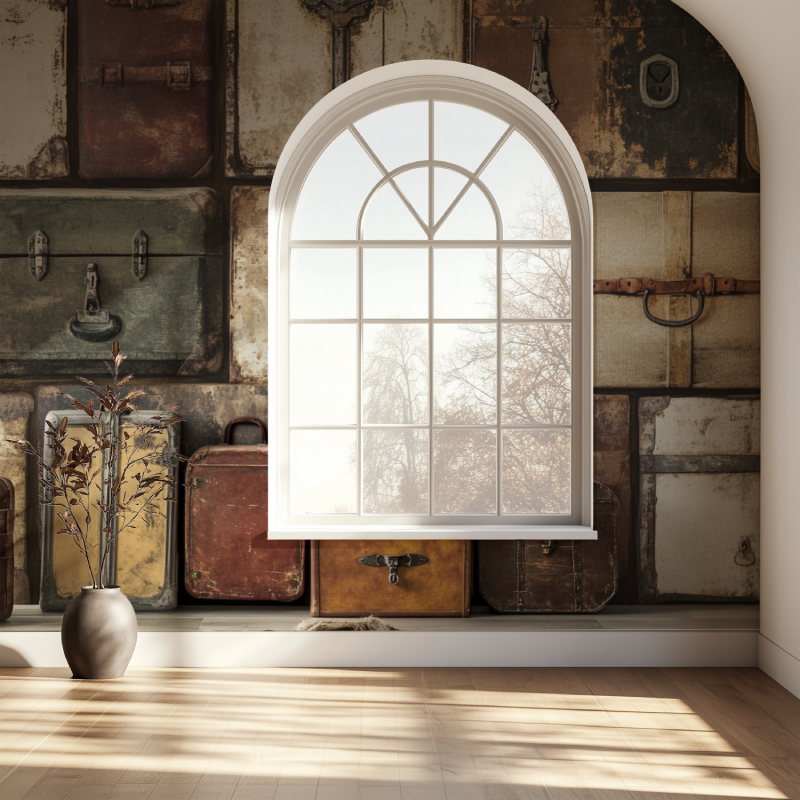 Vintage Trunk Wallpaper | Murals Wallpaper