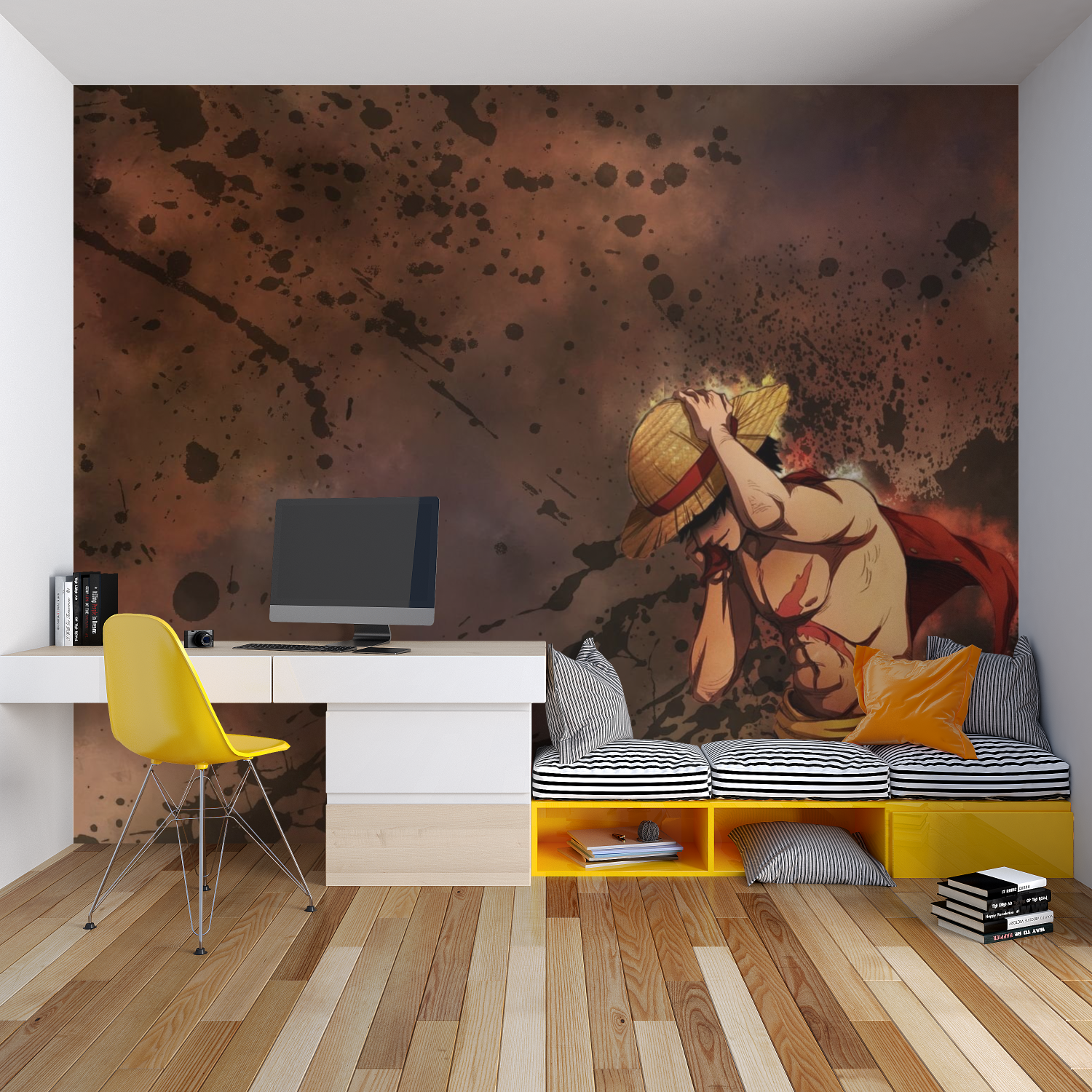 One Piece Brown Wallpaper | Murals Wallpaper