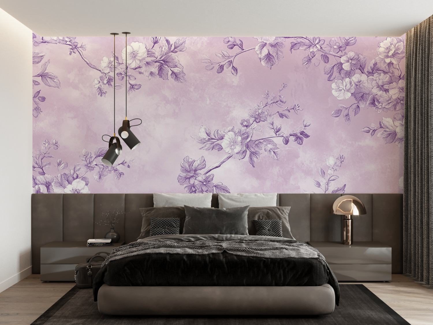 Lavender Mauve Wallpaper | Murals Wallpaper