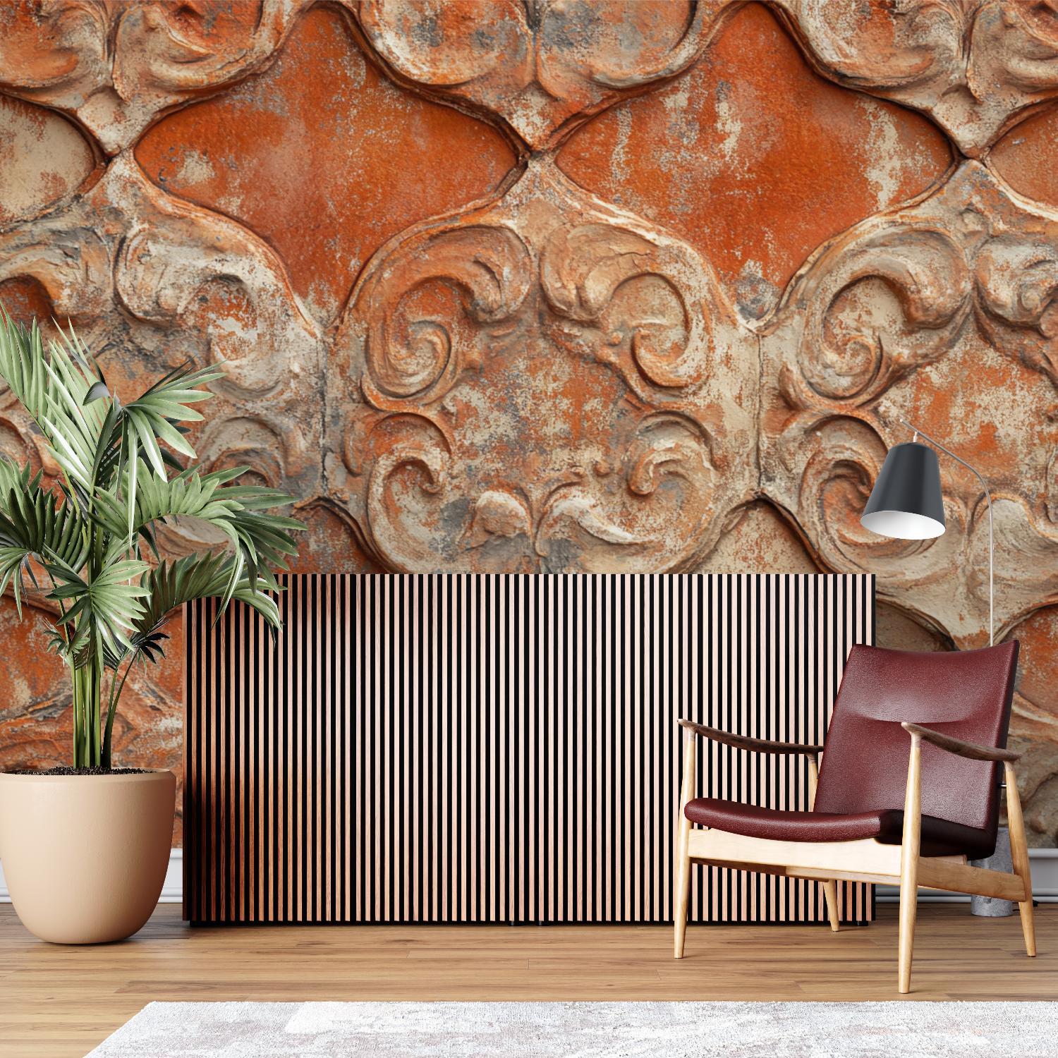 Terracotta Antique Inspiration Wallpaper | Murals Wallpaper