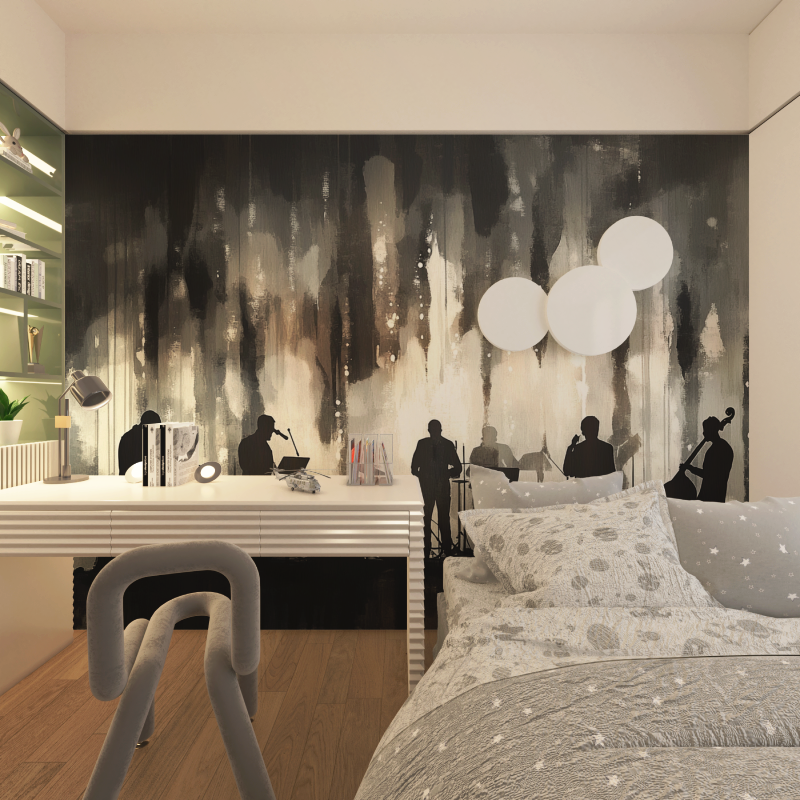 Musikdekor-Tapete | Wandbildtapete